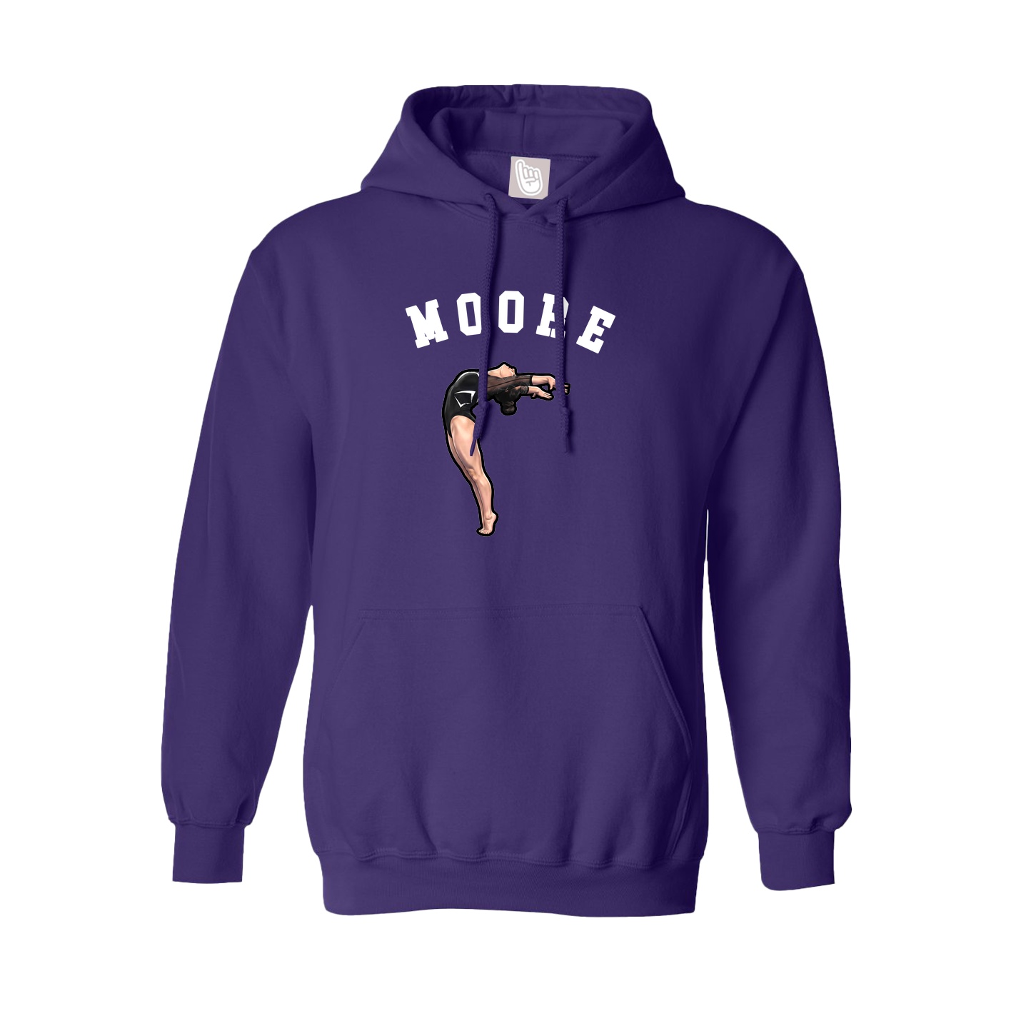 Youth Hoodie — Shirsey Arch in Purple
