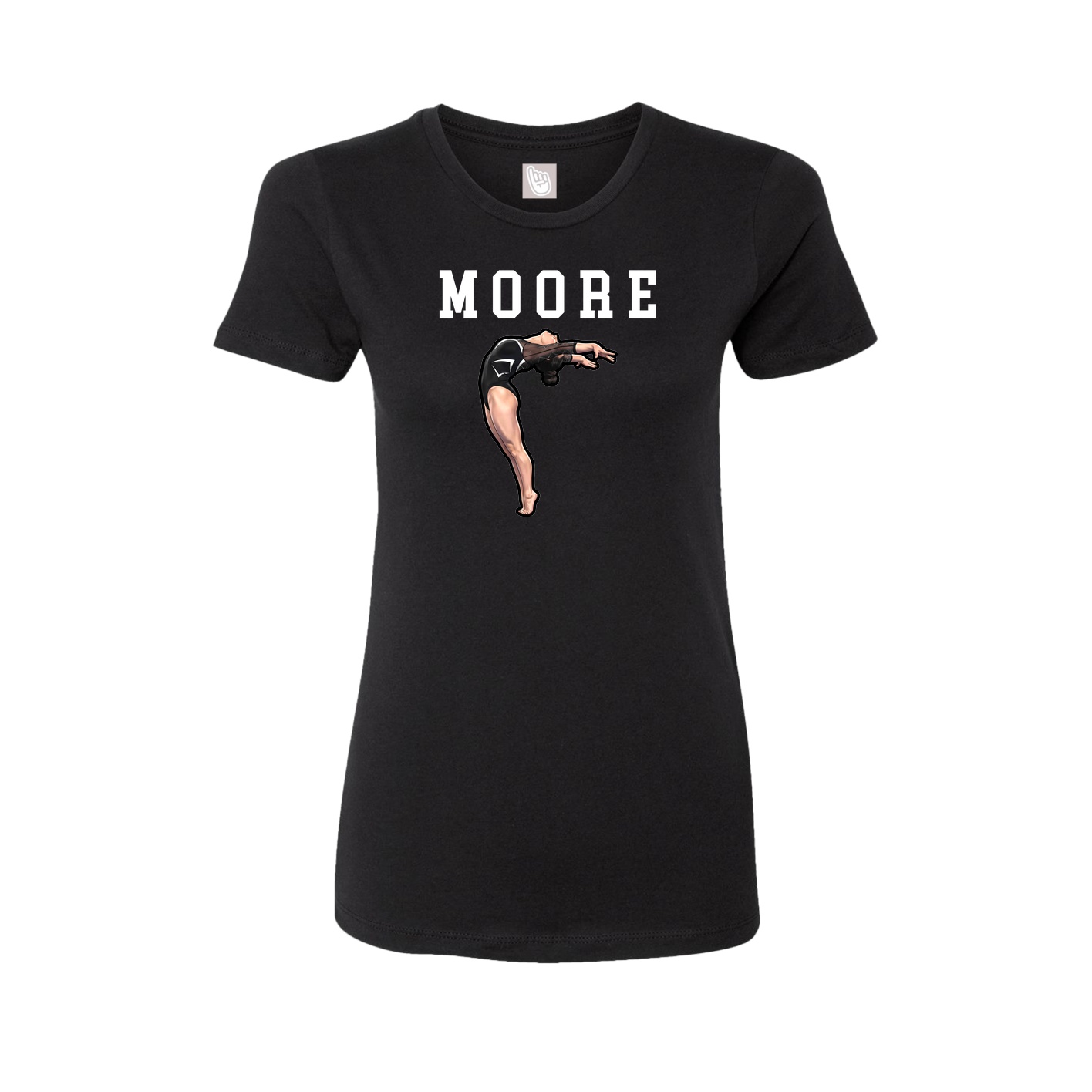 Fitted Women's Tee — Shirsey in Black