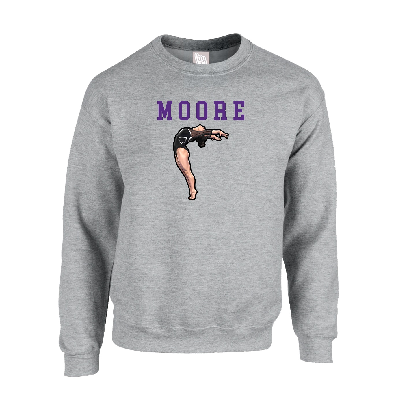 Fleece Crew — Shirsey in Grey