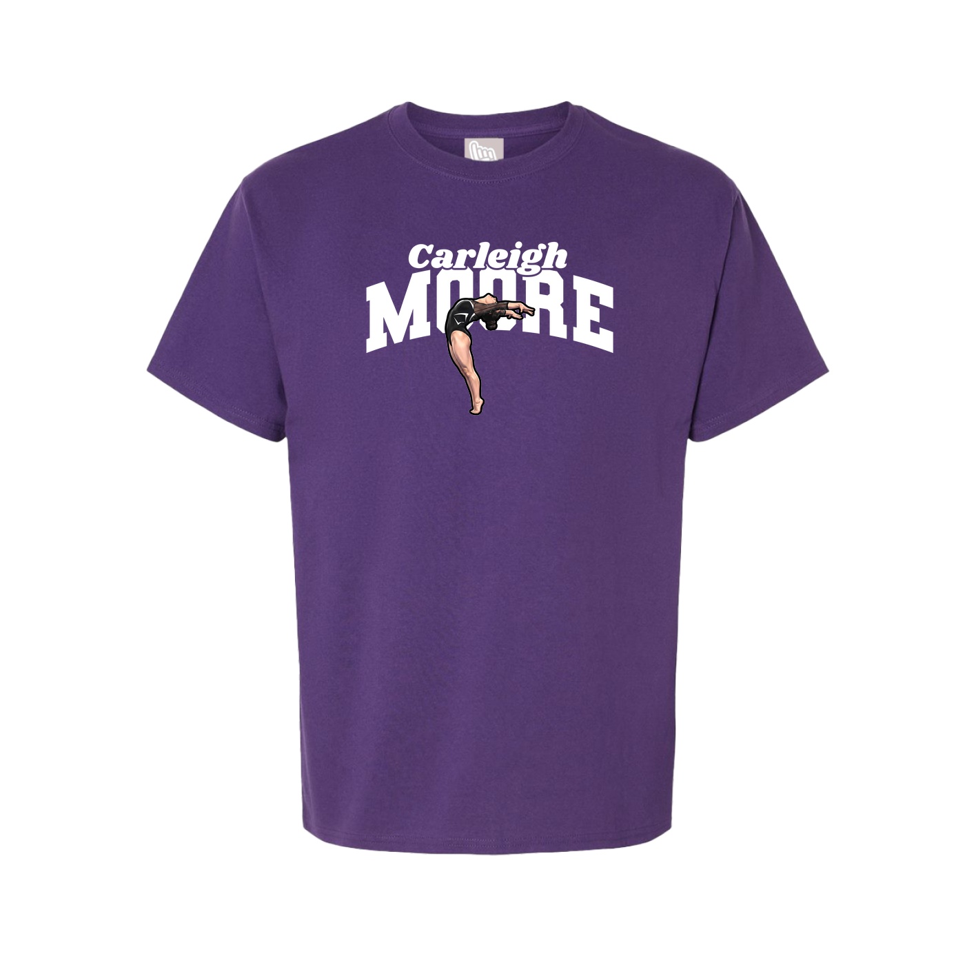 Youth Tee — Signature Arch in Purple