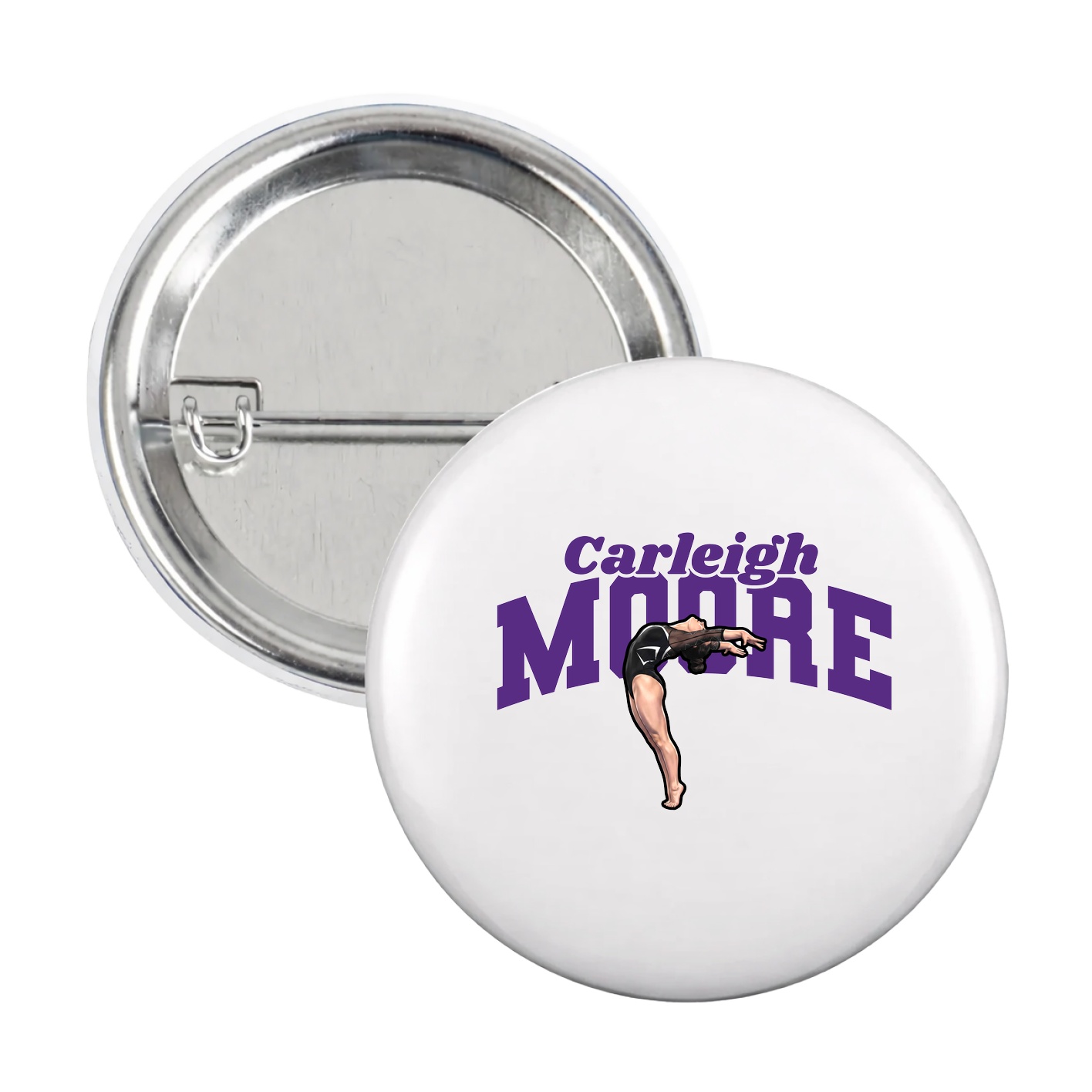 Game Day Button — Signature Arch in White