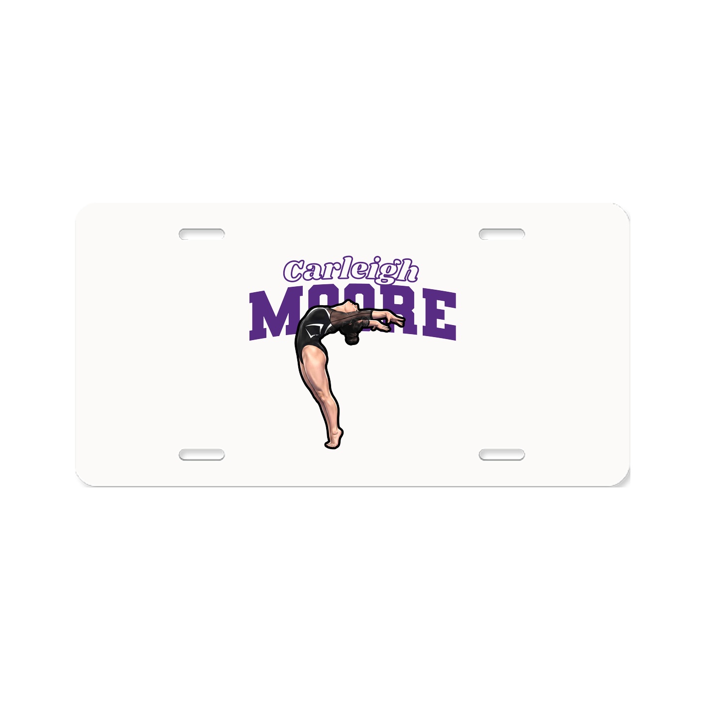 License Plate — Name Arch in Classic