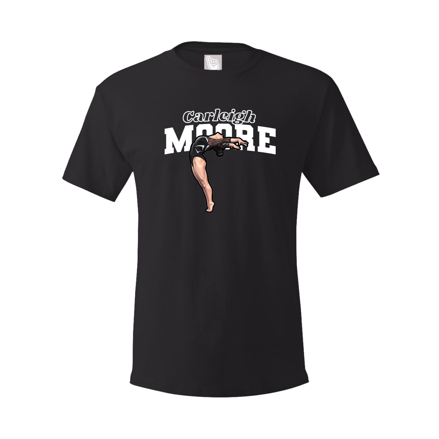 Youth Tee — Name Arch in Black