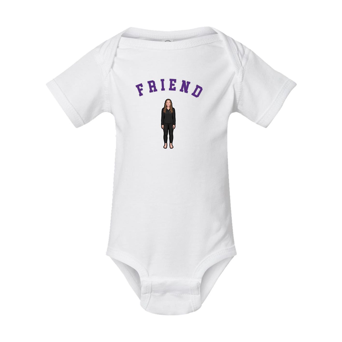 Baby Onesie — Shirsey Arch in White