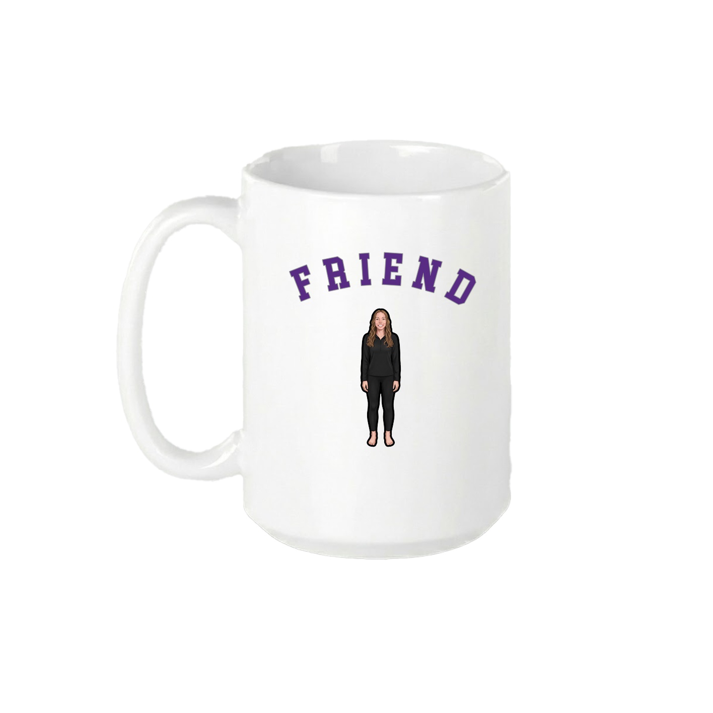 15oz Coffee Mug — Shirsey Arch in White