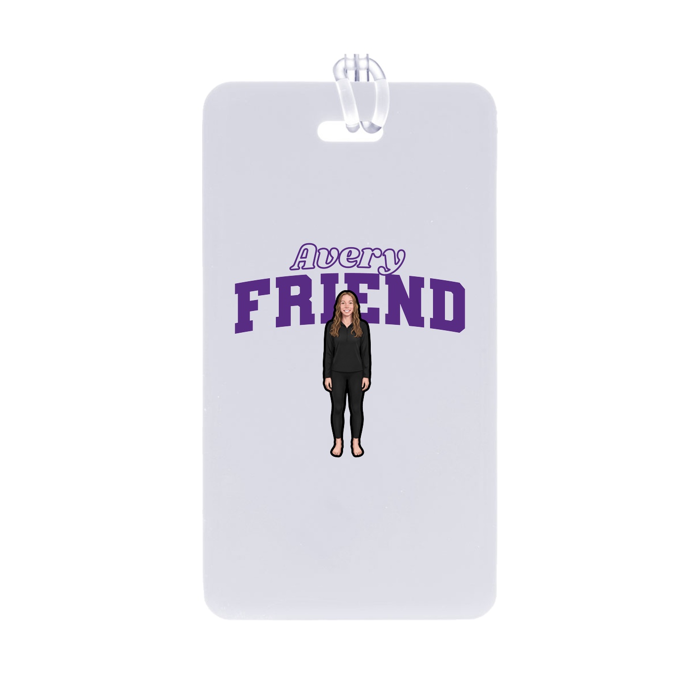 Bag Tag — Name Arch in Classic