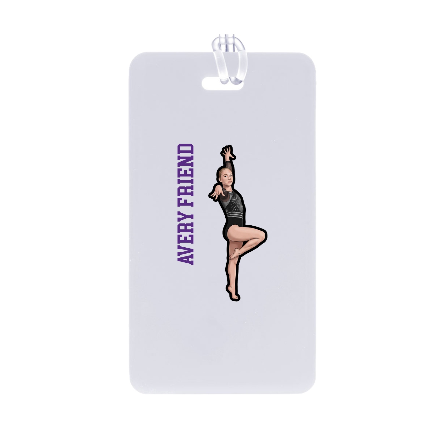 Bag Tag — Name Vertical in Classic