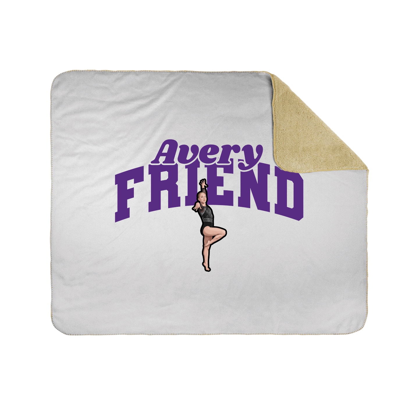 Throw Blanket — Signature Arch in White