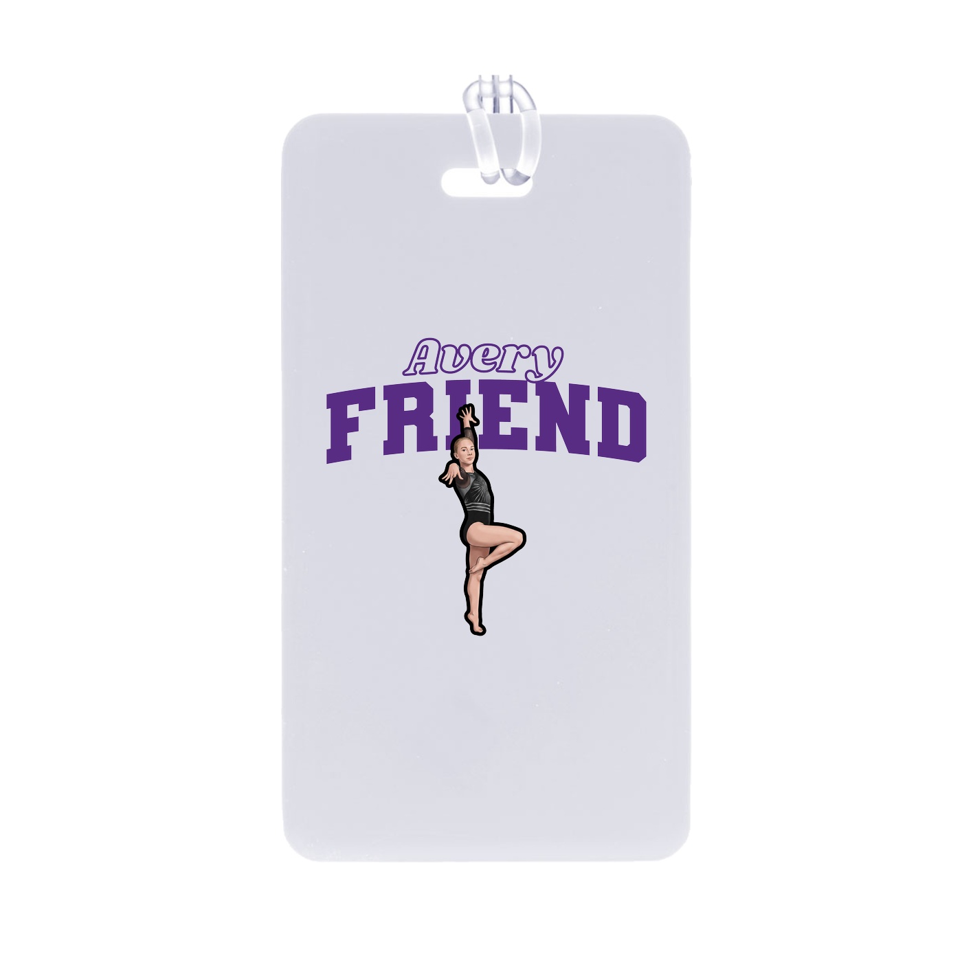 Bag Tag — Name Arch in Classic