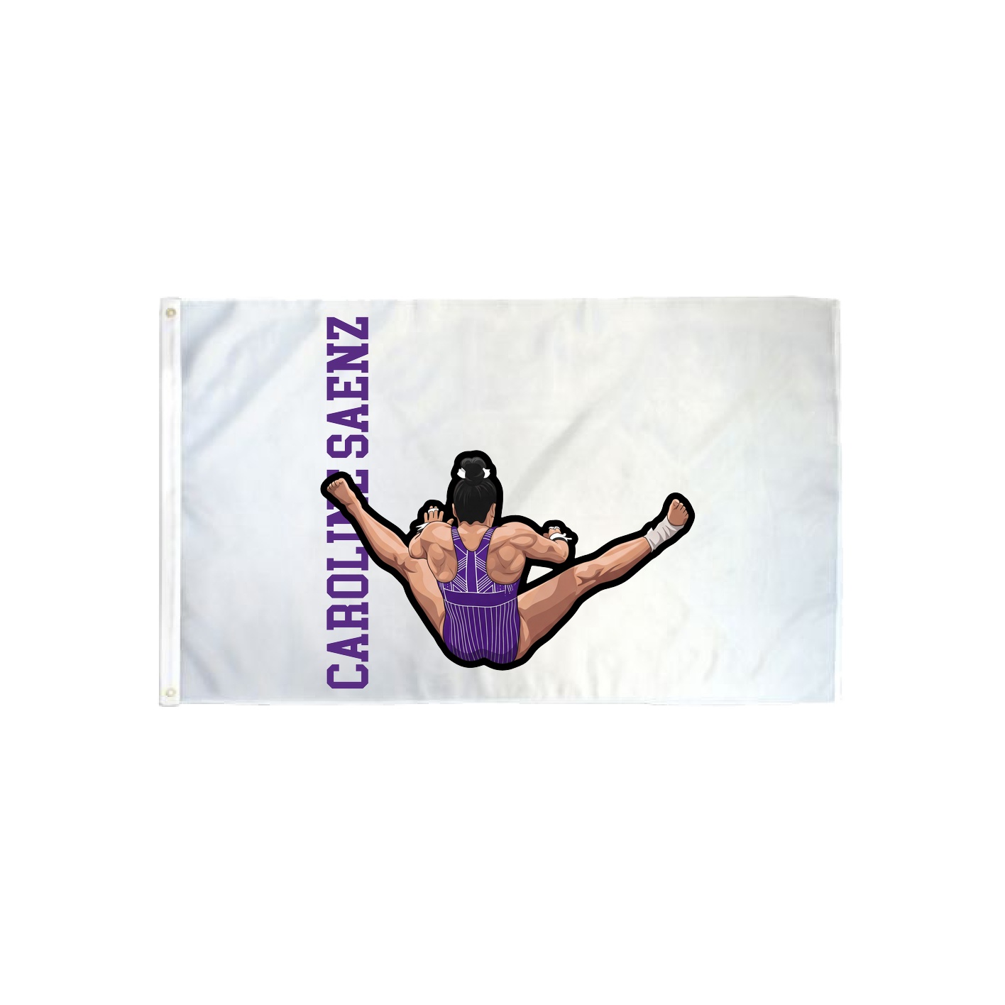 3x5 Flag — Name Vertical in Classic