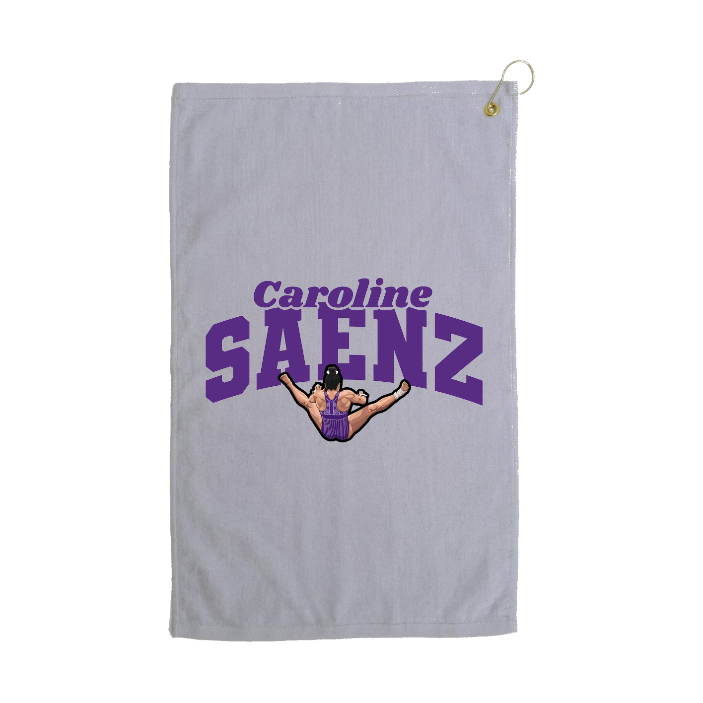 Golf Towel — Signature Arch in Grey