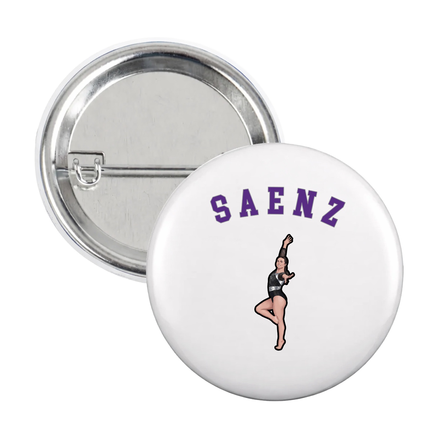Game Day Button — Shirsey Arch in White