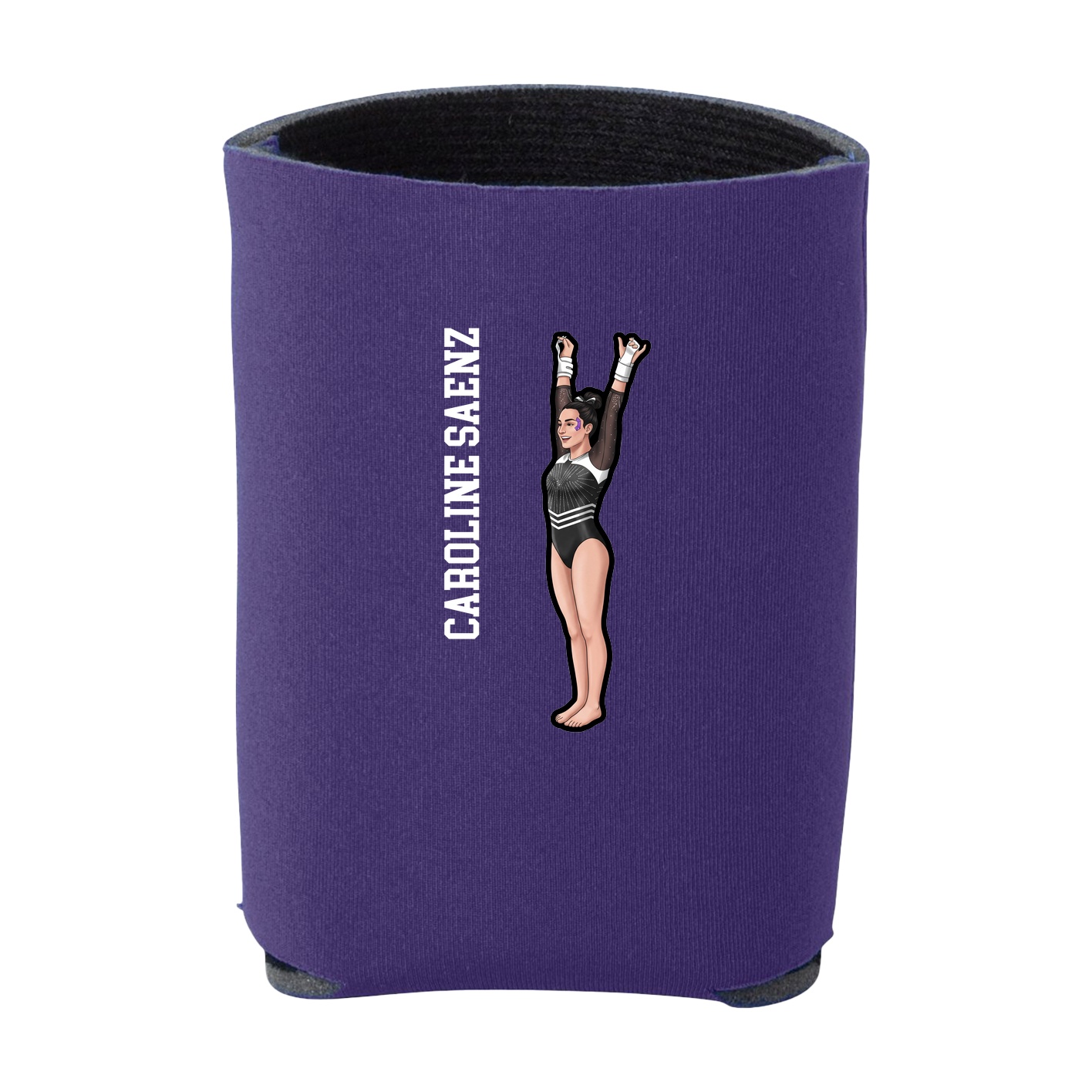 Can Holder — Name Vertical in Purple