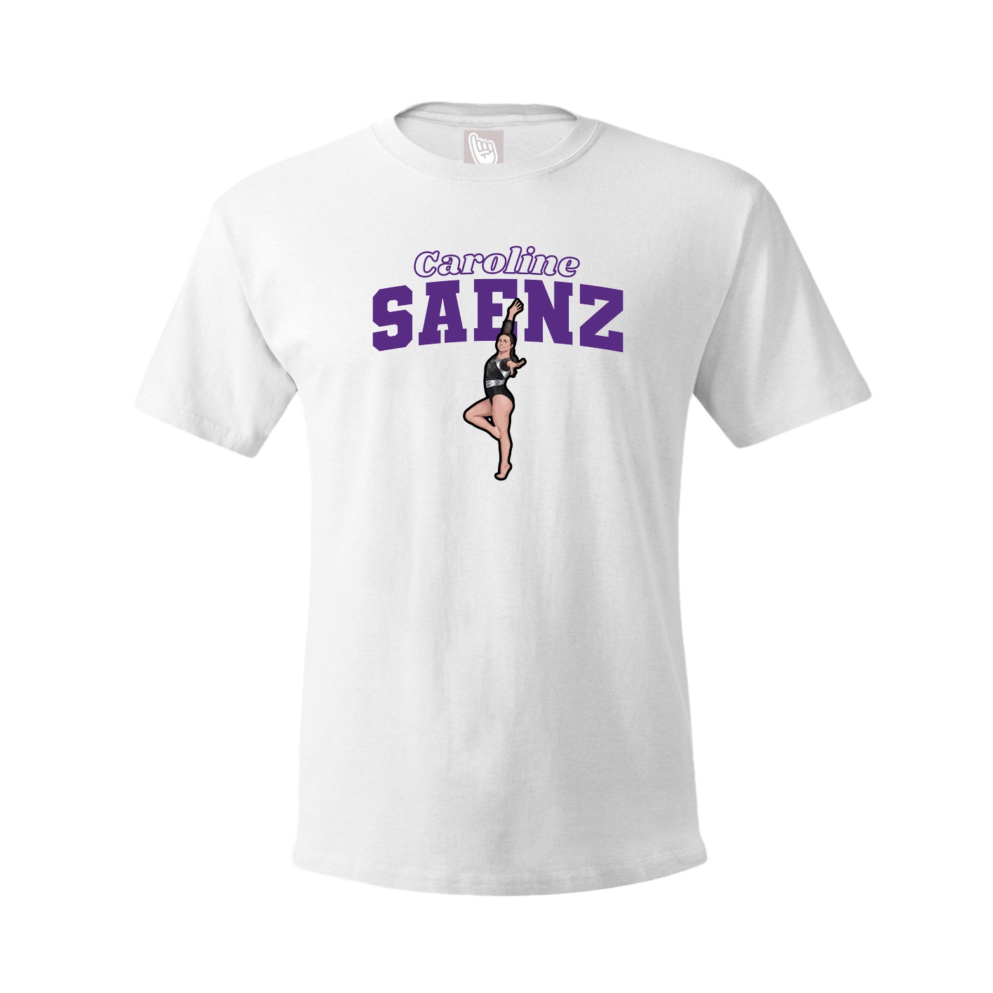 Tee — Name Arch in White