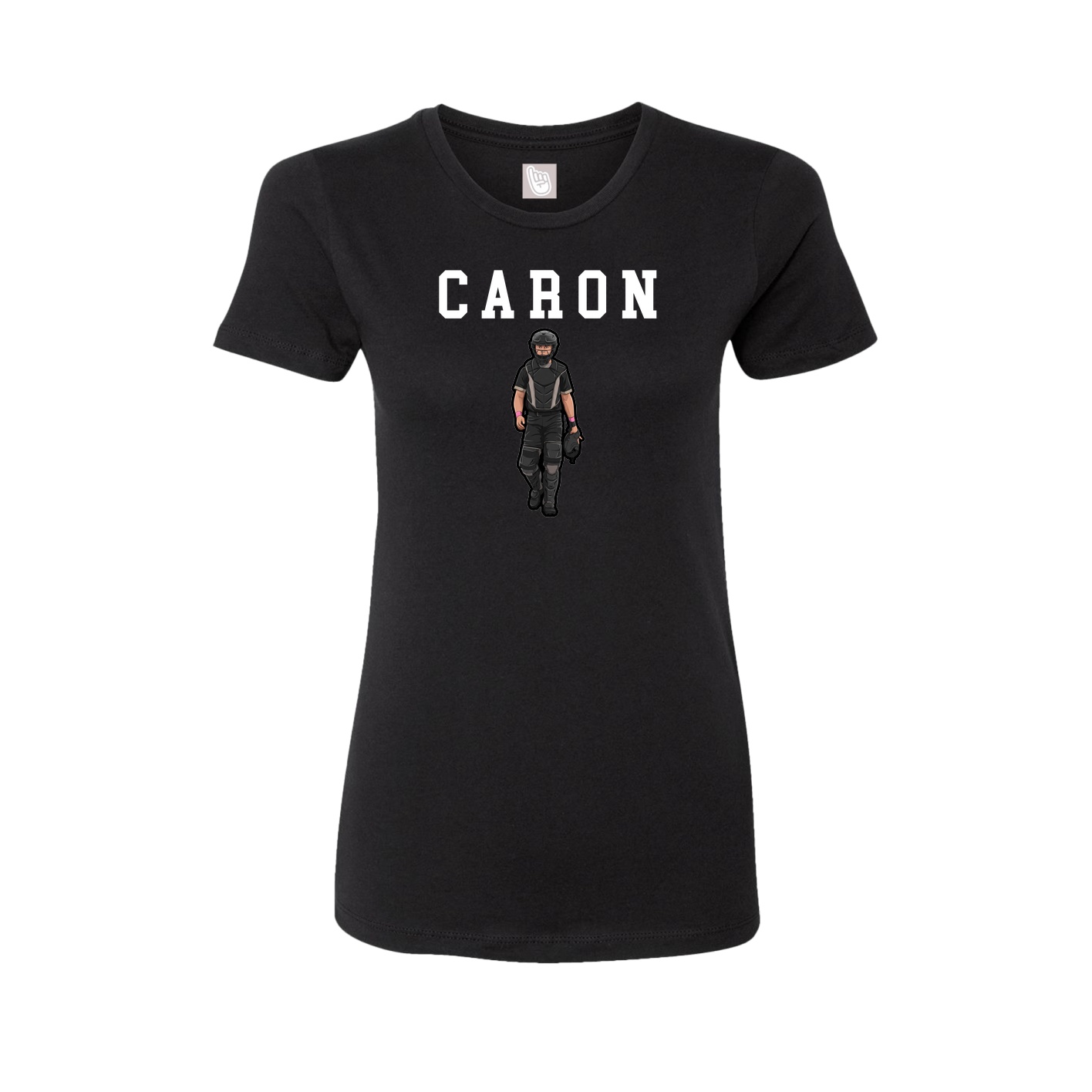 Fitted Women's Tee — Shirsey in Black