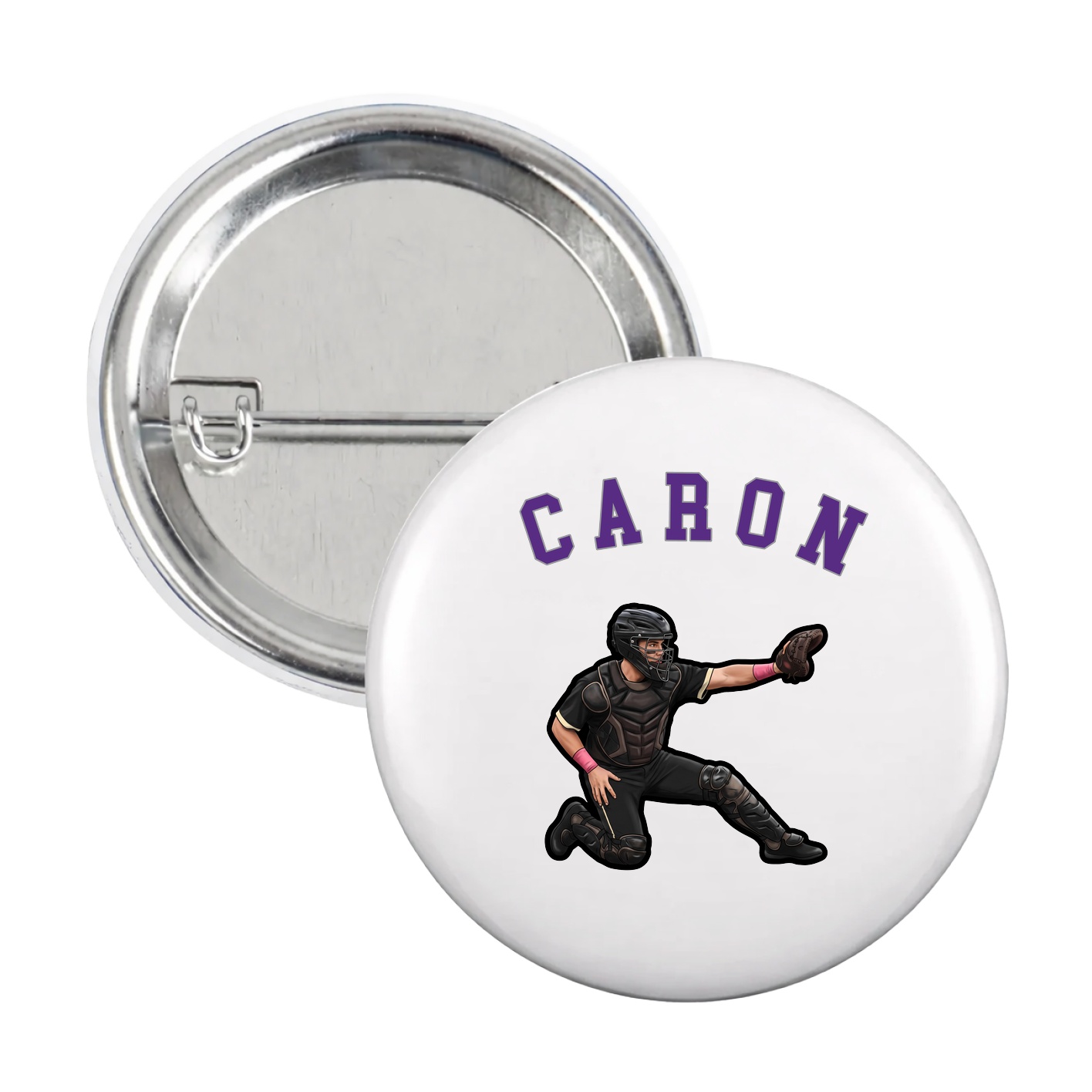 Game Day Button — Shirsey Arch in White