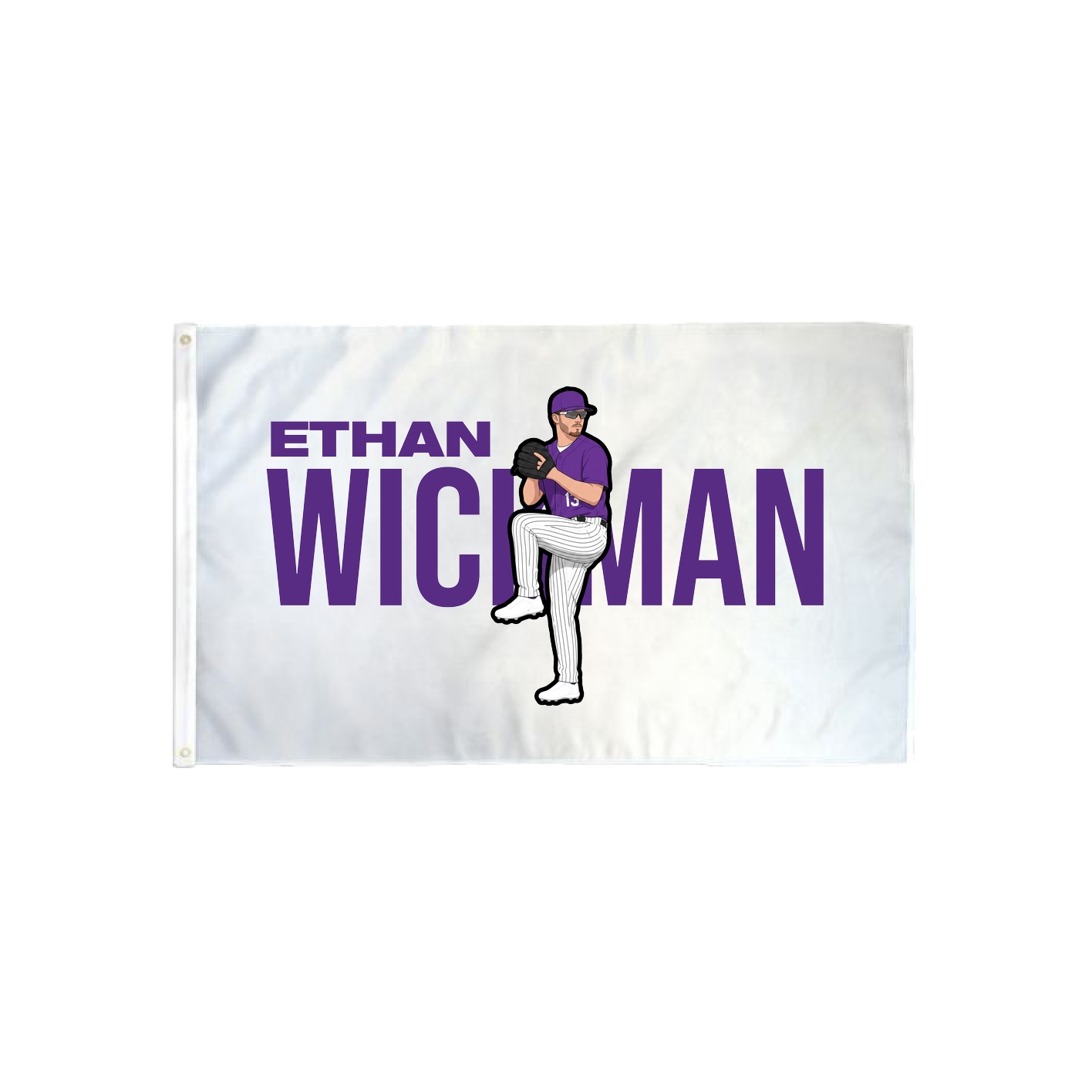 3x5 Flag — Player Name in Classic