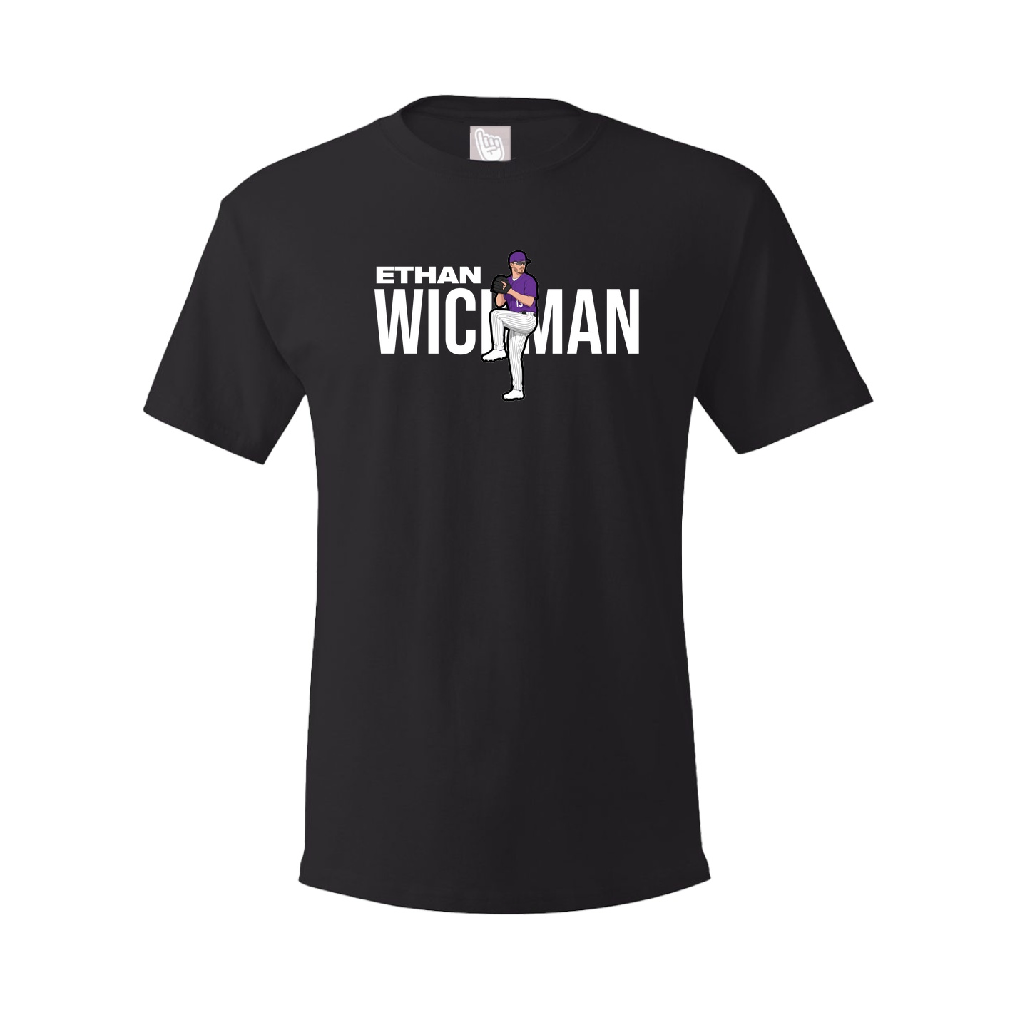 Youth Tee — Player Name in Black