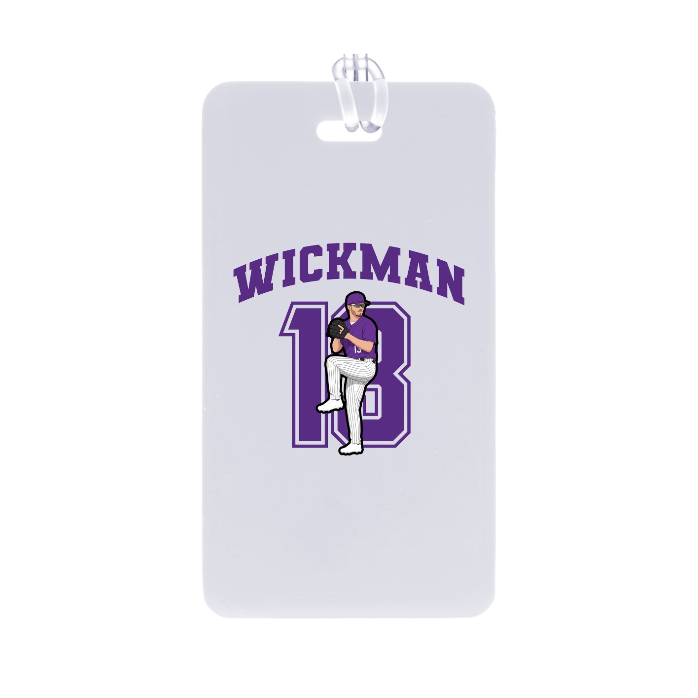 Bag Tag — Number in Classic