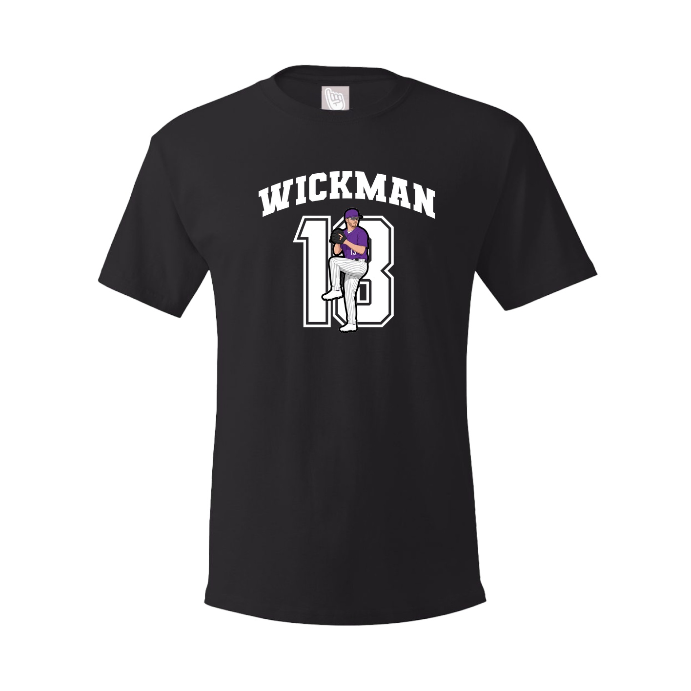 Youth Tee — Number in Black