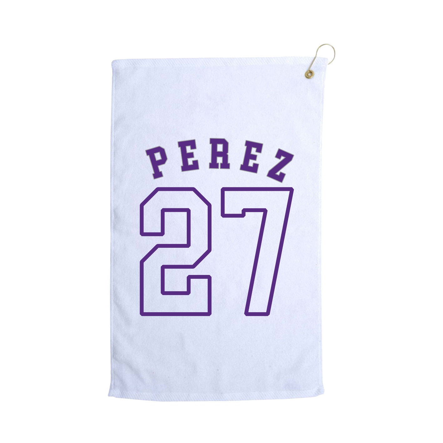 Golf Towel — Shirsey Arch in White