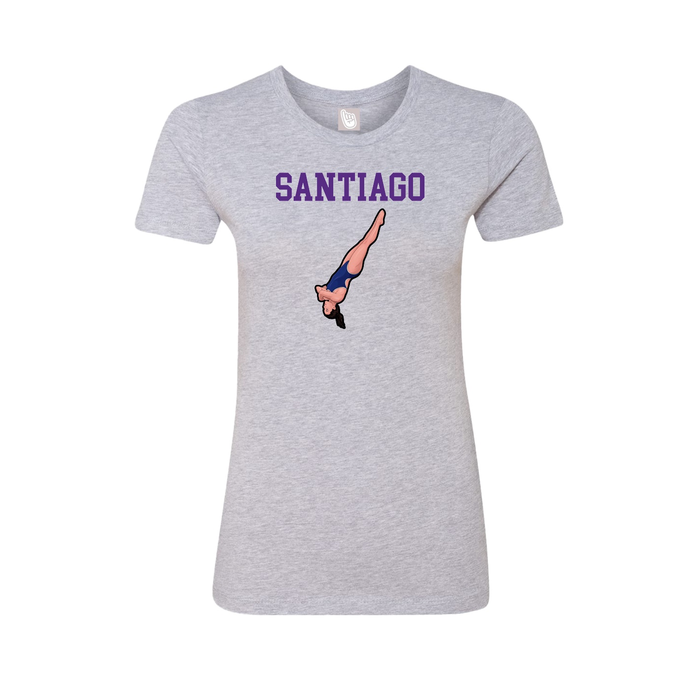 Fitted Women's Tee — Shirsey in Grey