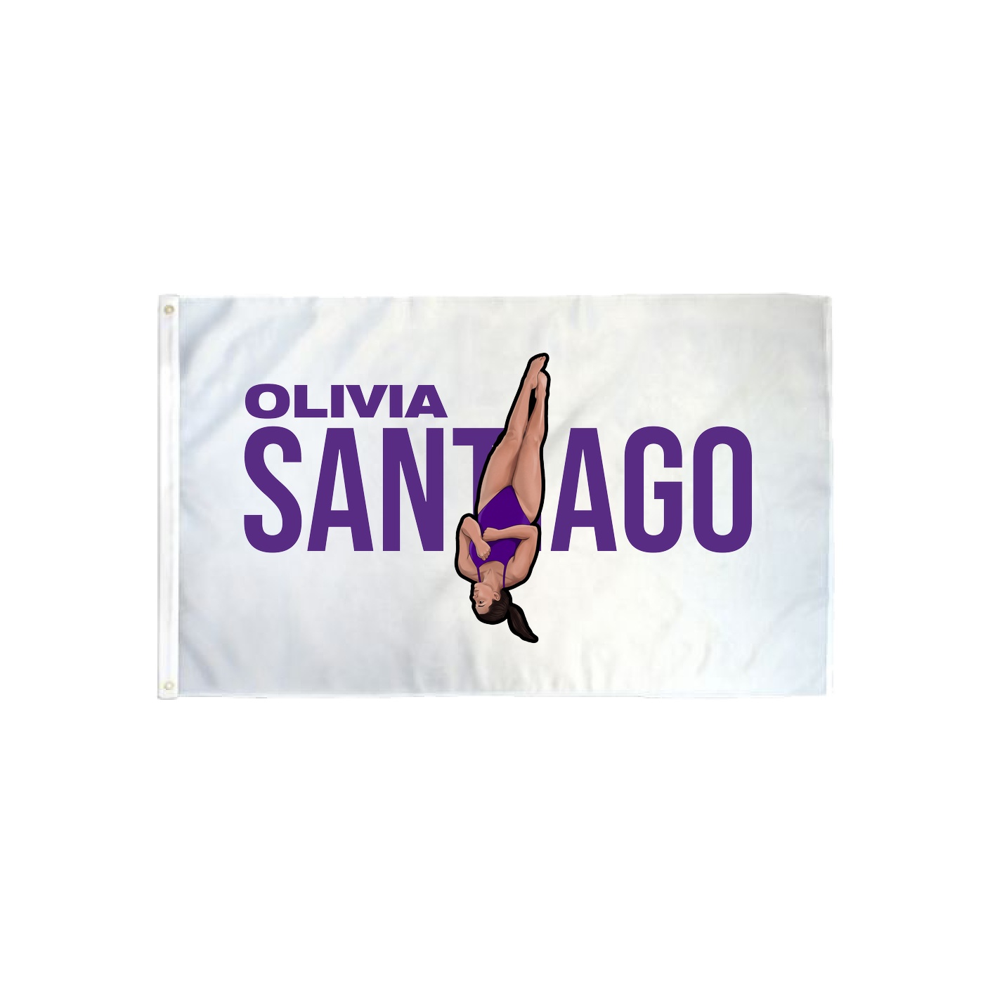 3x5 Flag — Player Name in Classic