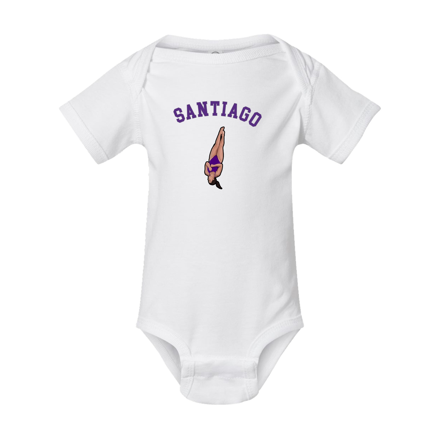 Baby Onesie — Shirsey Arch in White