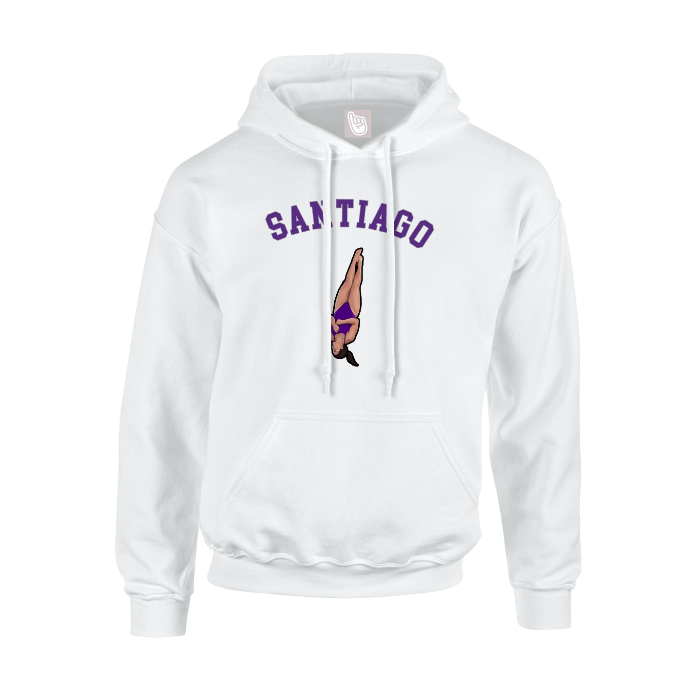 Hoodie — Shirsey Arch in White