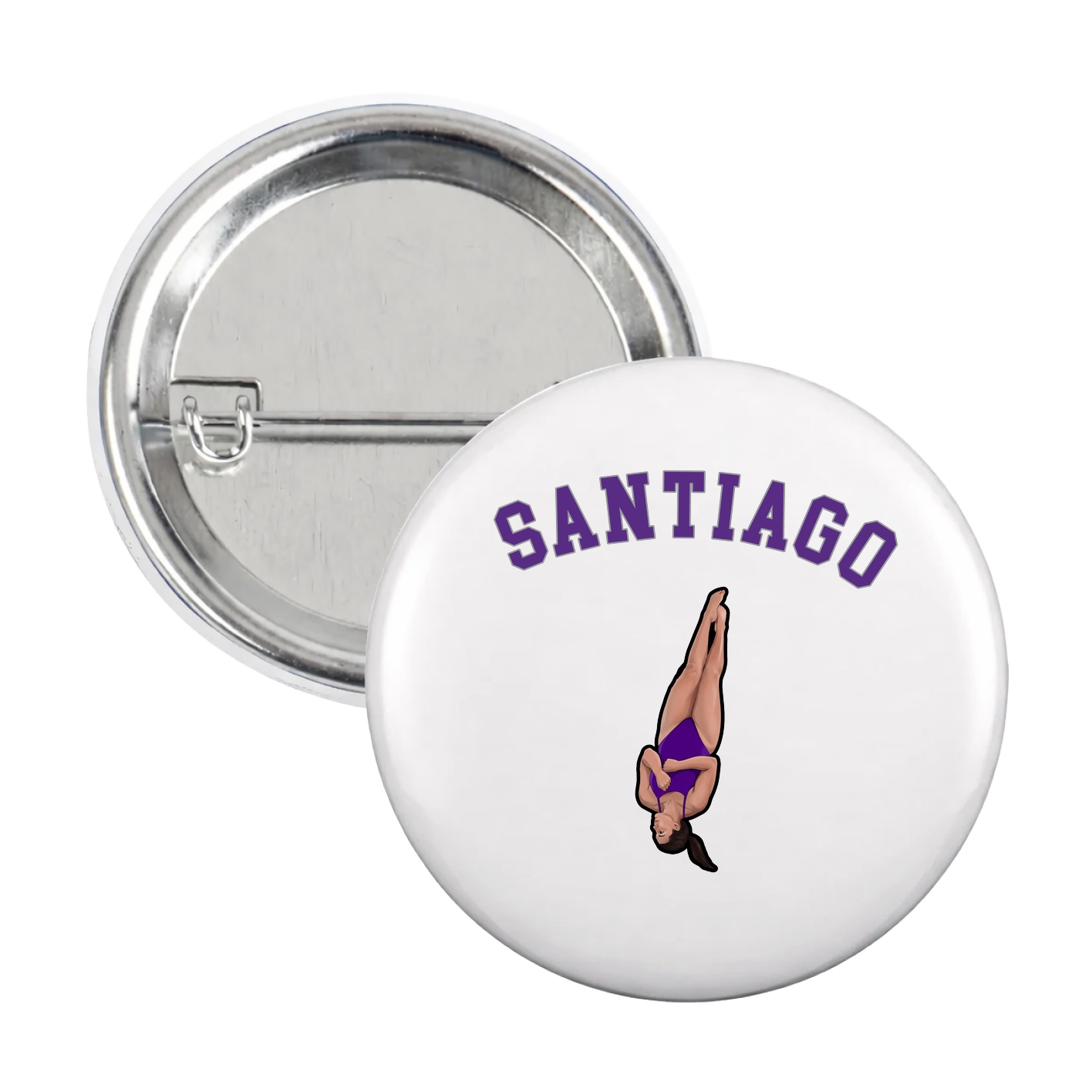 Game Day Button — Shirsey Arch in White