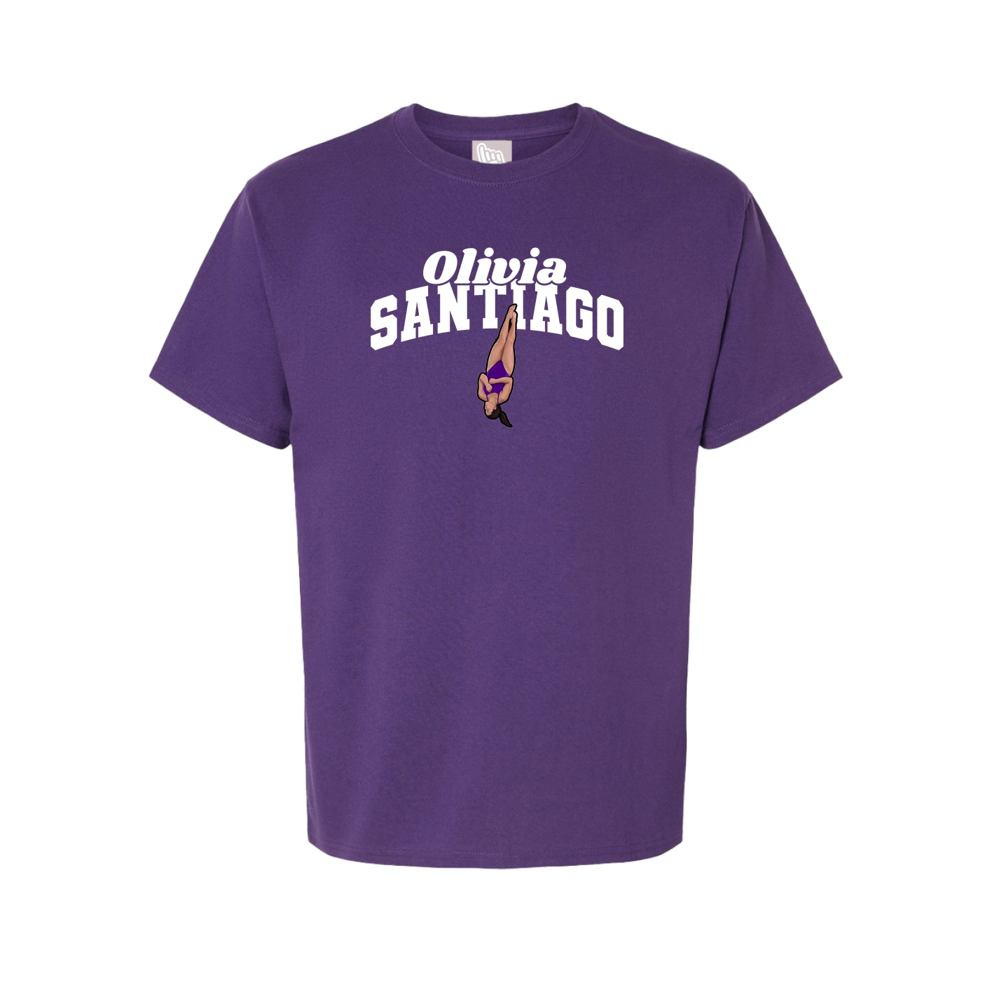 Tee — Signature Arch in Purple