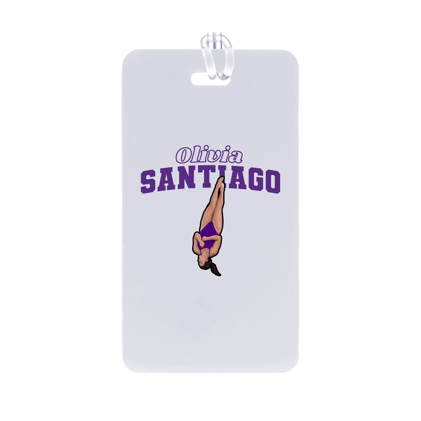 Bag Tag — Name Arch in Classic