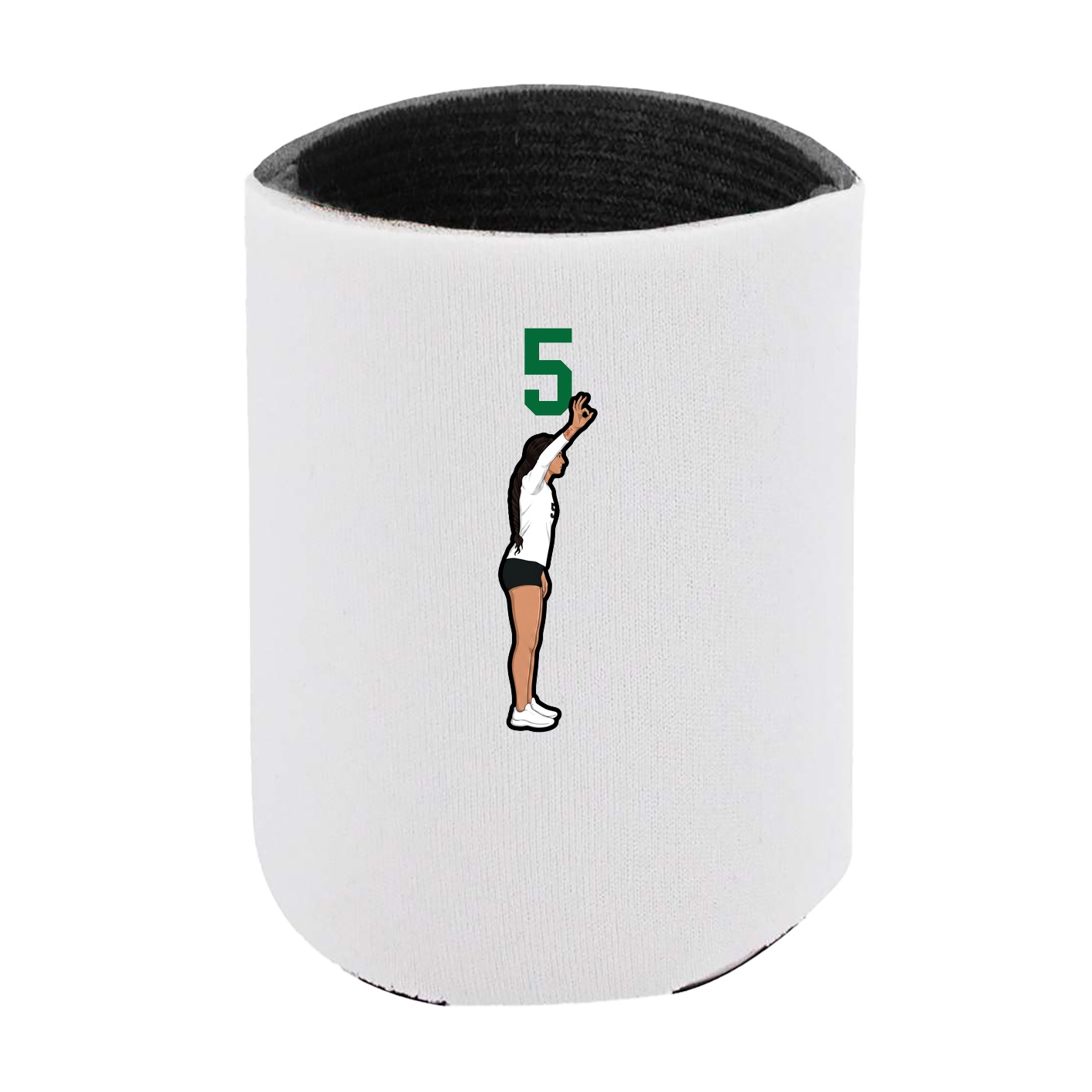 Can Holder — Number Top in White