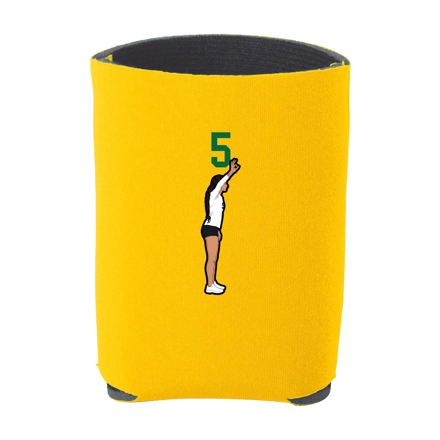 Can Holder — Number Top in Yellow