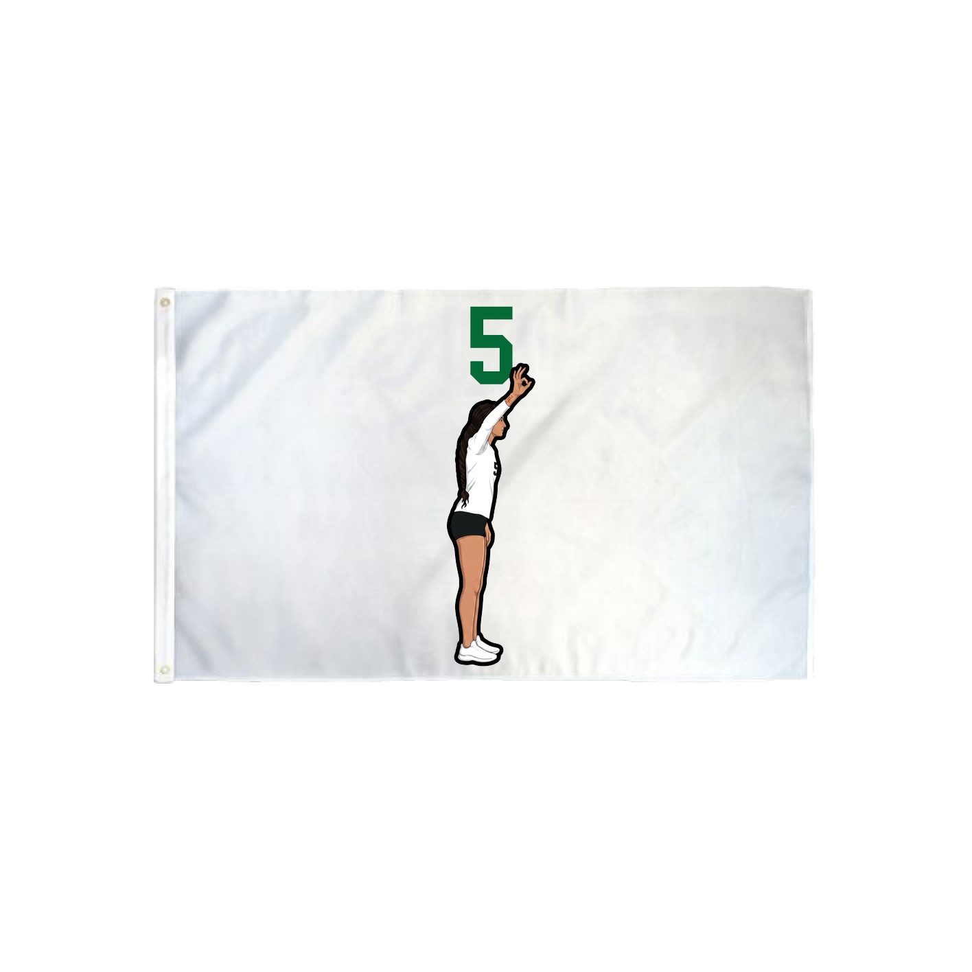 3x5 Flag — Number Top in Classic