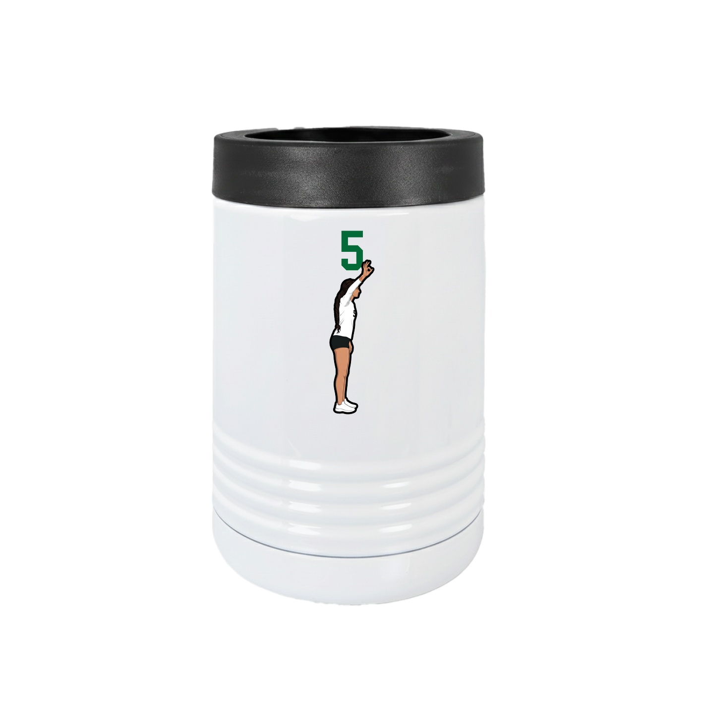 Beverage Holder — Number Top in White