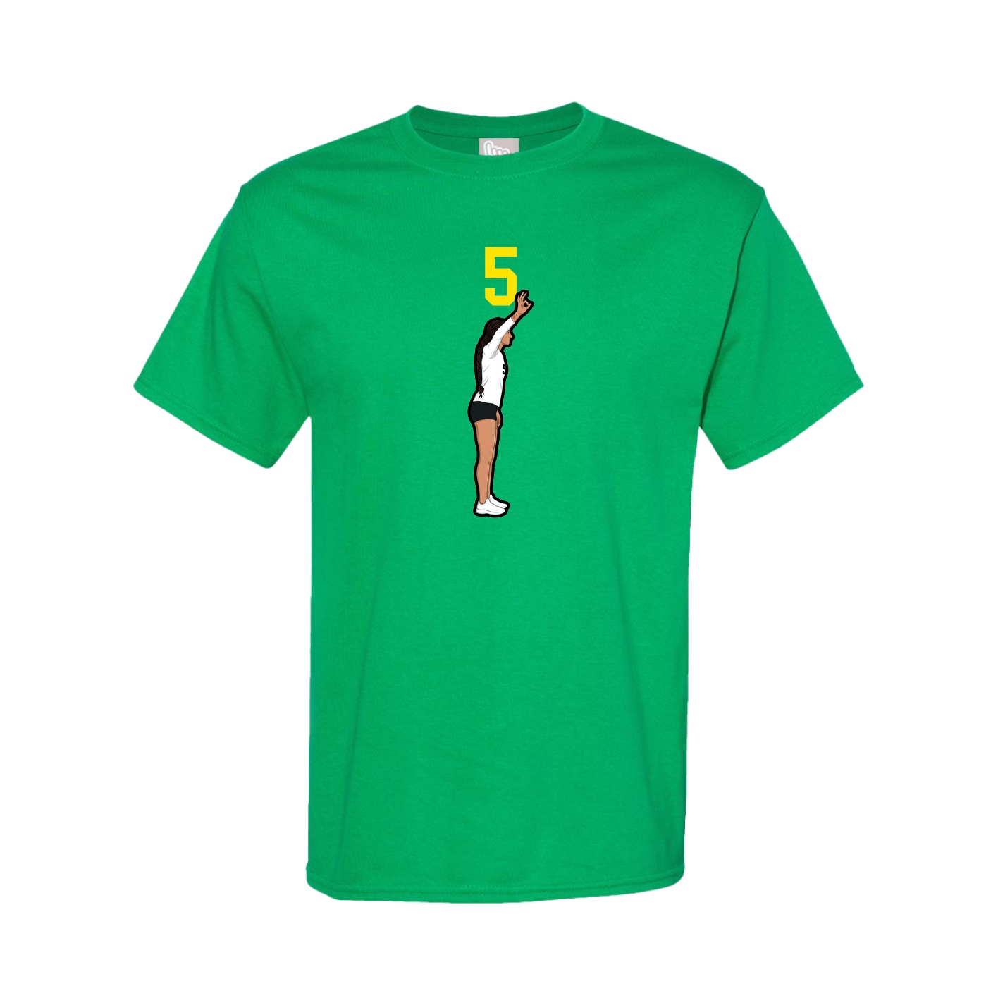 Tee — Number Top in Green