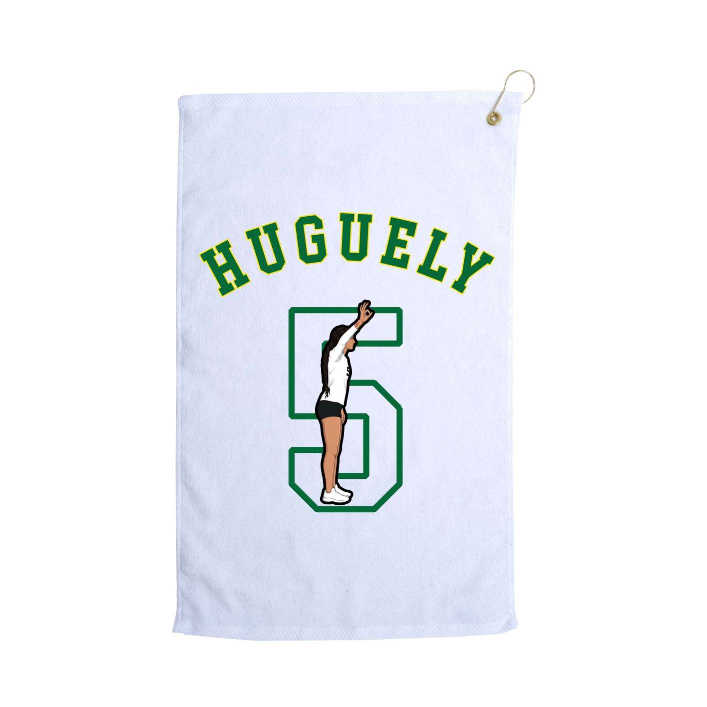 Golf Towel — Shirsey Arch in White
