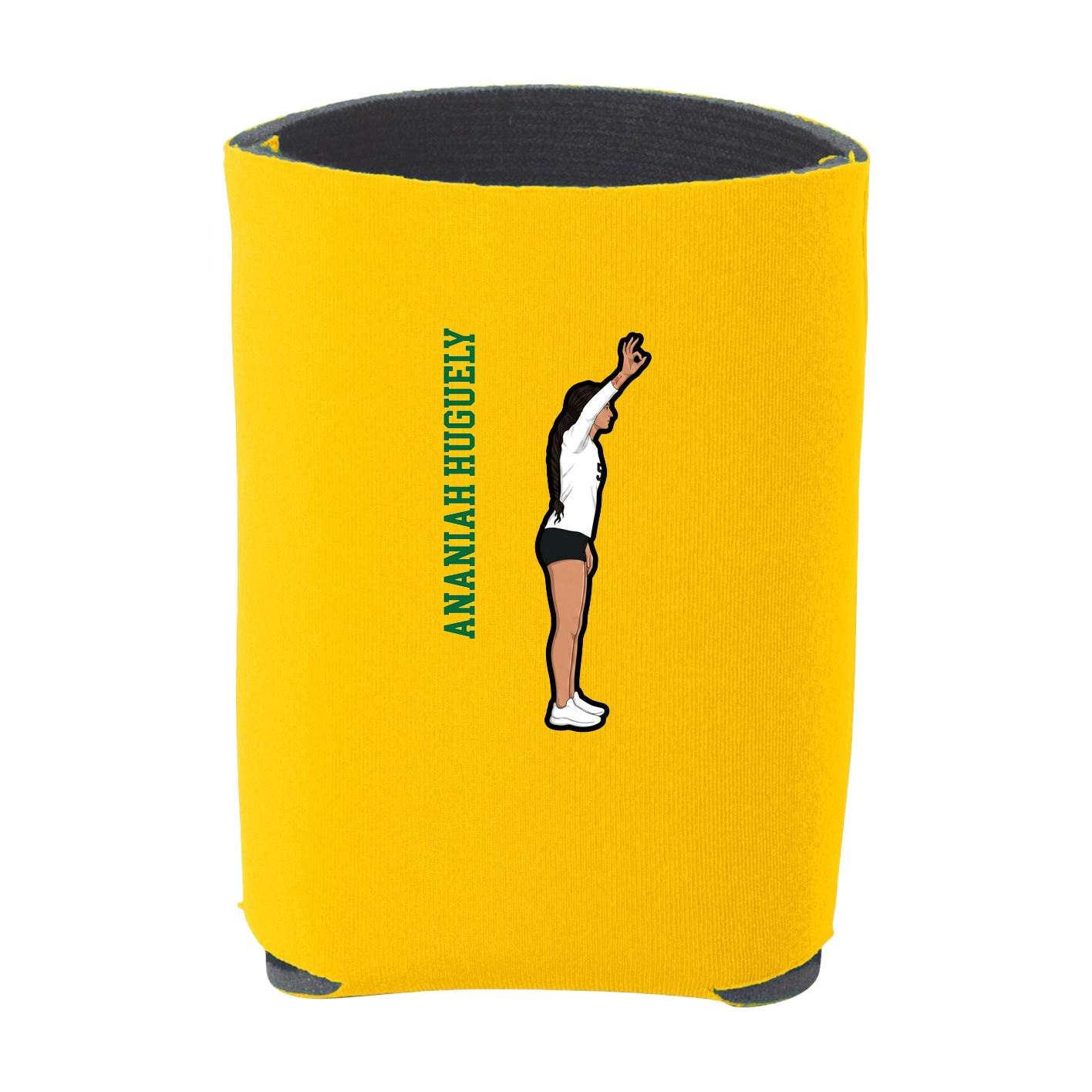 Can Holder — Name Vertical in Yellow
