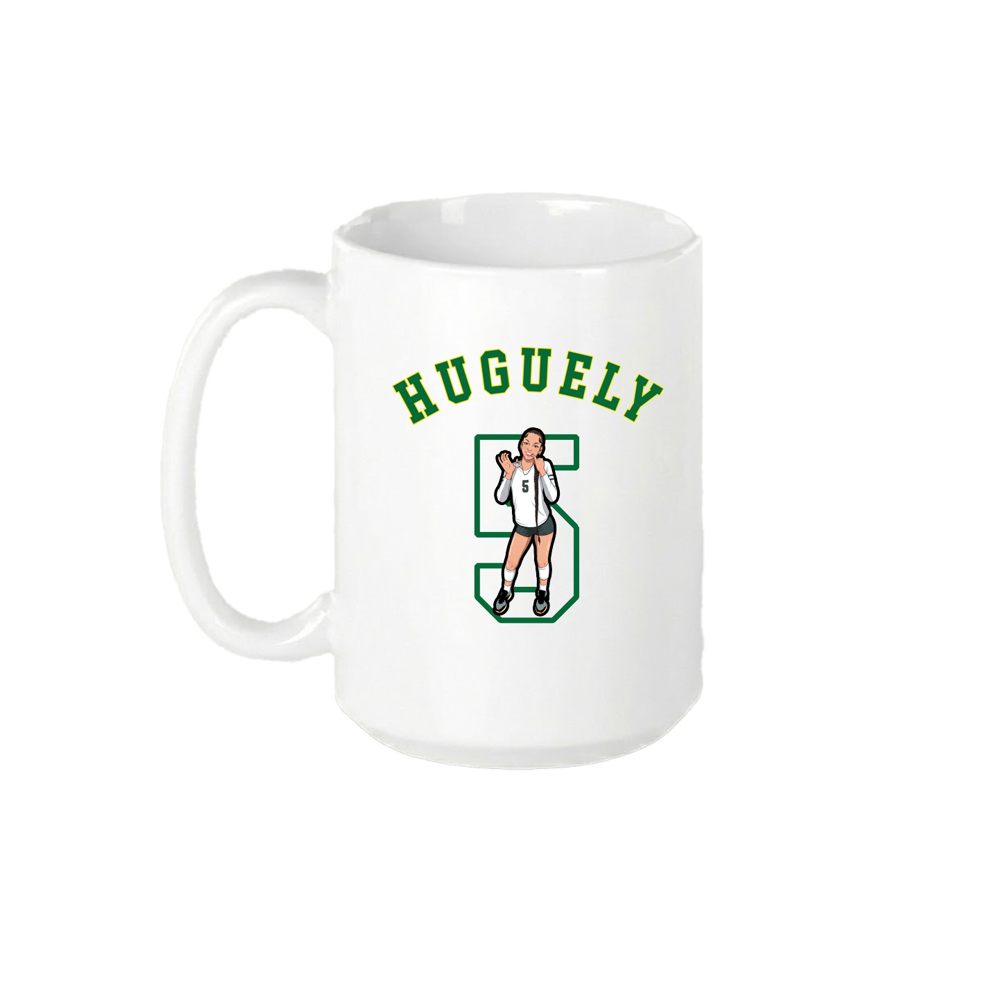 15oz Coffee Mug — Shirsey Arch in White