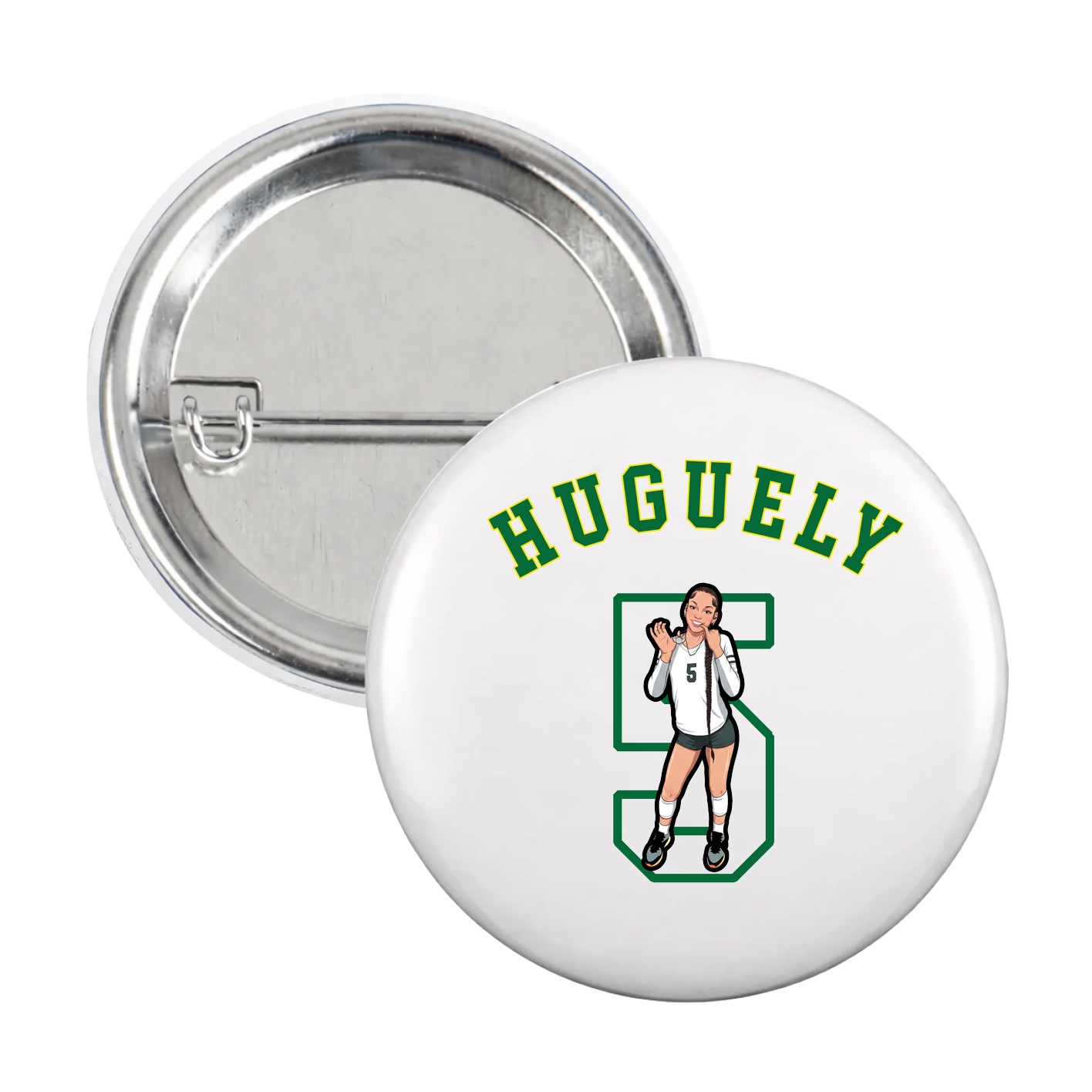 Game Day Button — Shirsey Arch in White