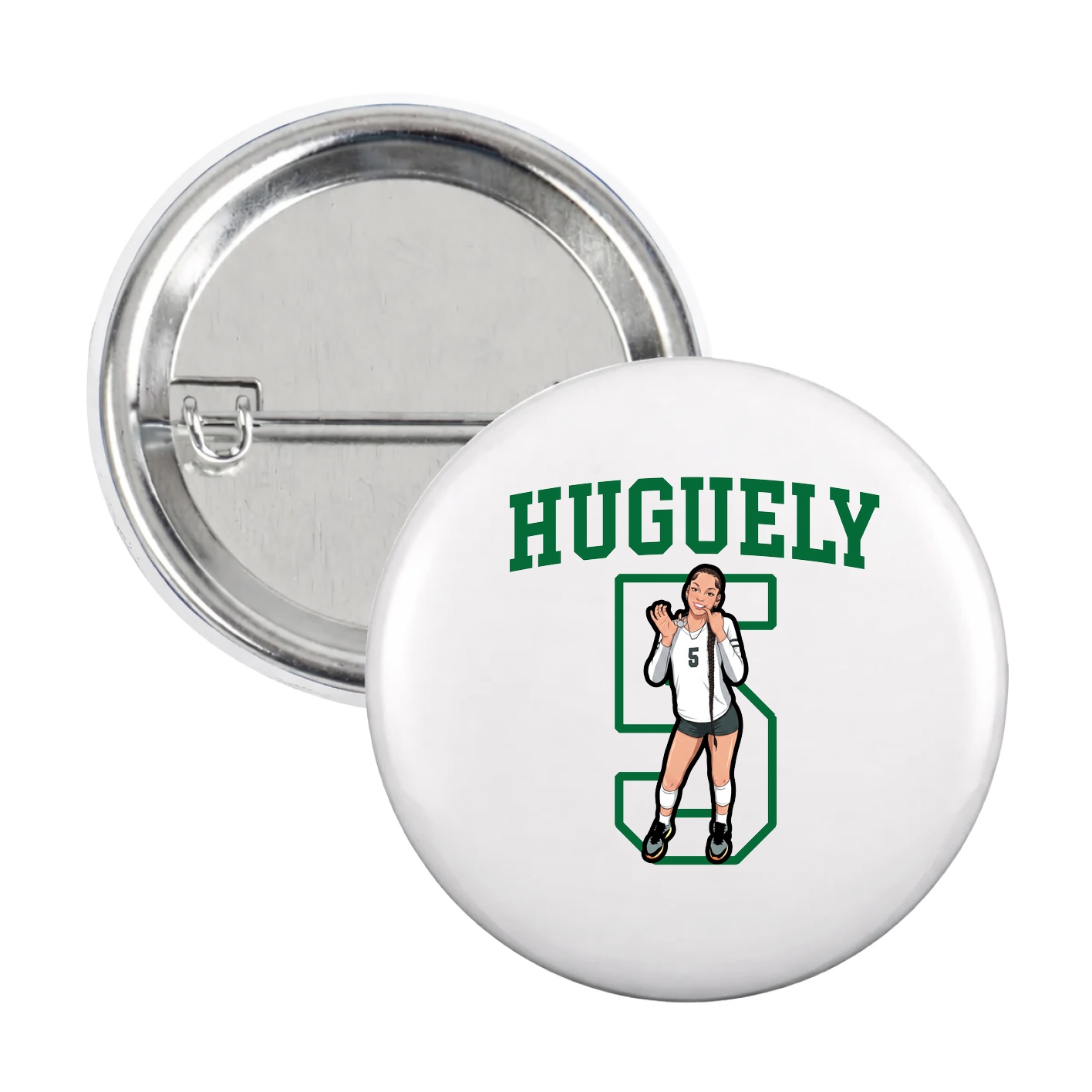 Game Day Button — Shirsey in White