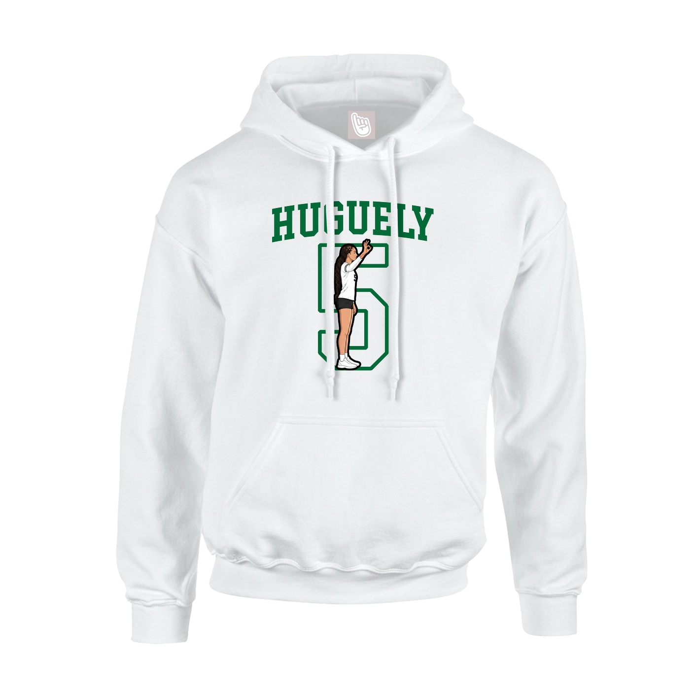 Hoodie — Shirsey in White