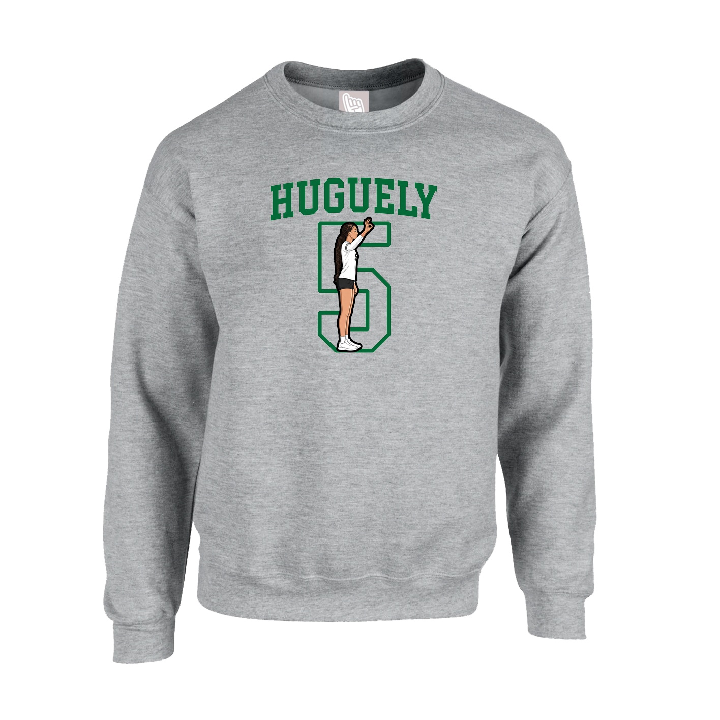 Fleece Crew — Shirsey in Grey