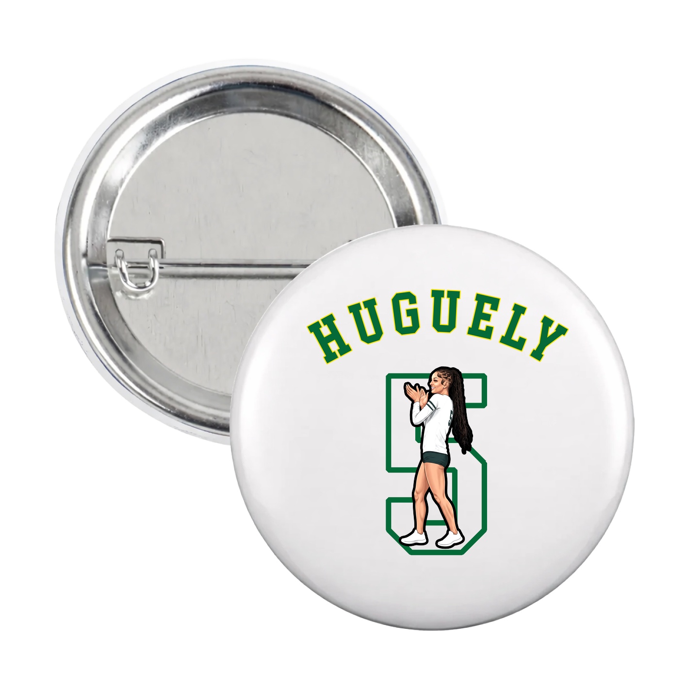 Game Day Button — Shirsey Arch in White