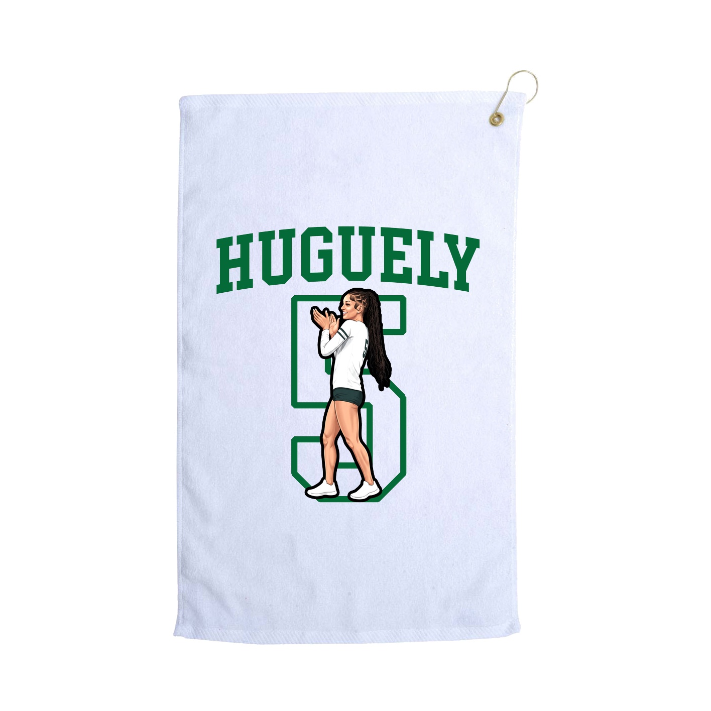 Golf Towel — Shirsey in White