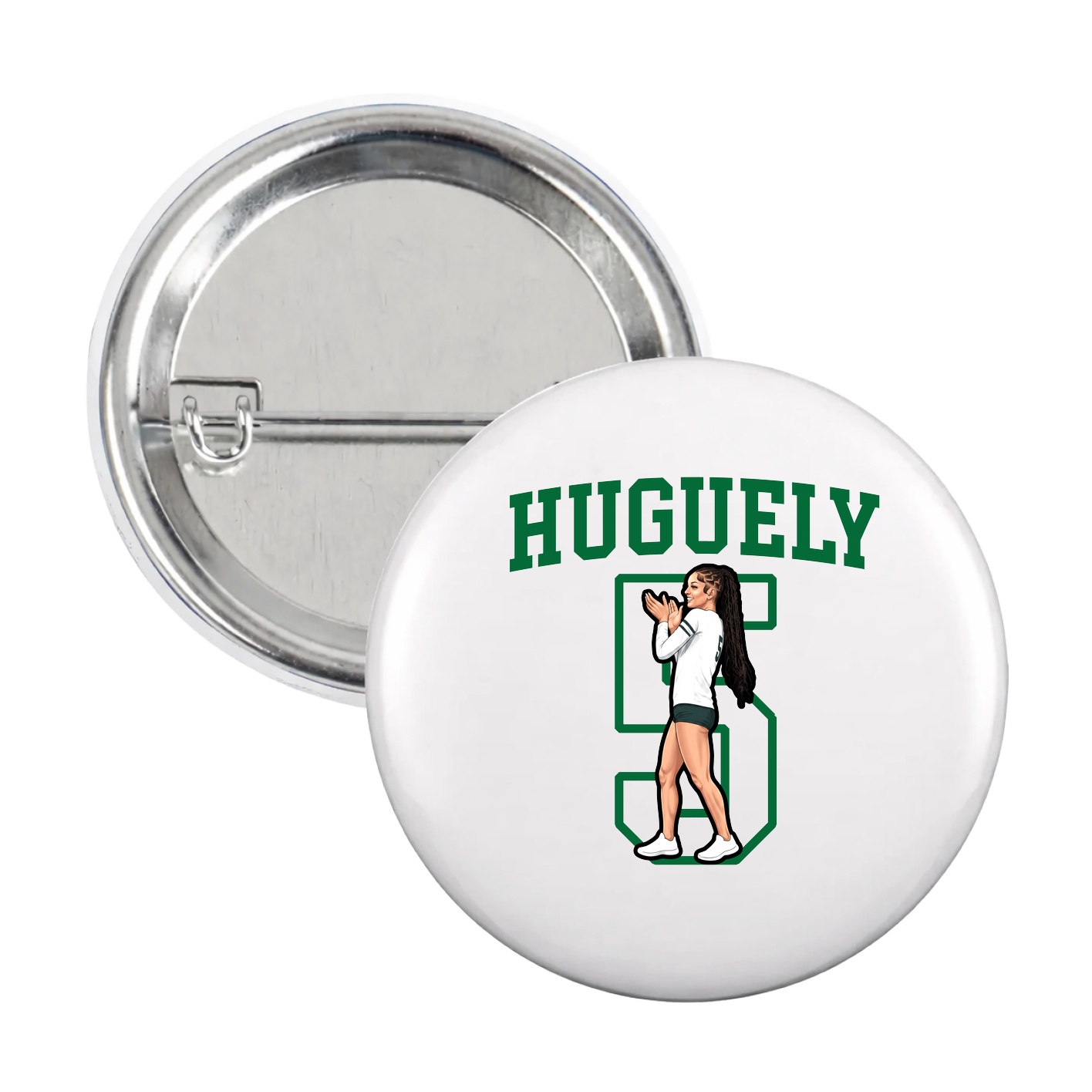 Game Day Button — Shirsey in White