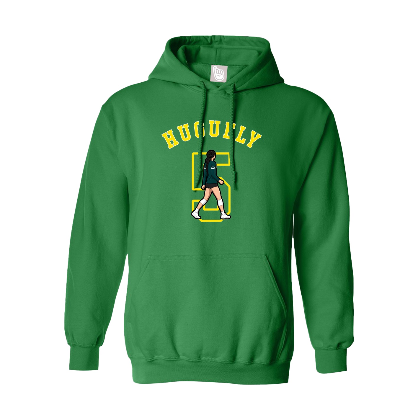 Youth Hoodie — Shirsey Arch in Green