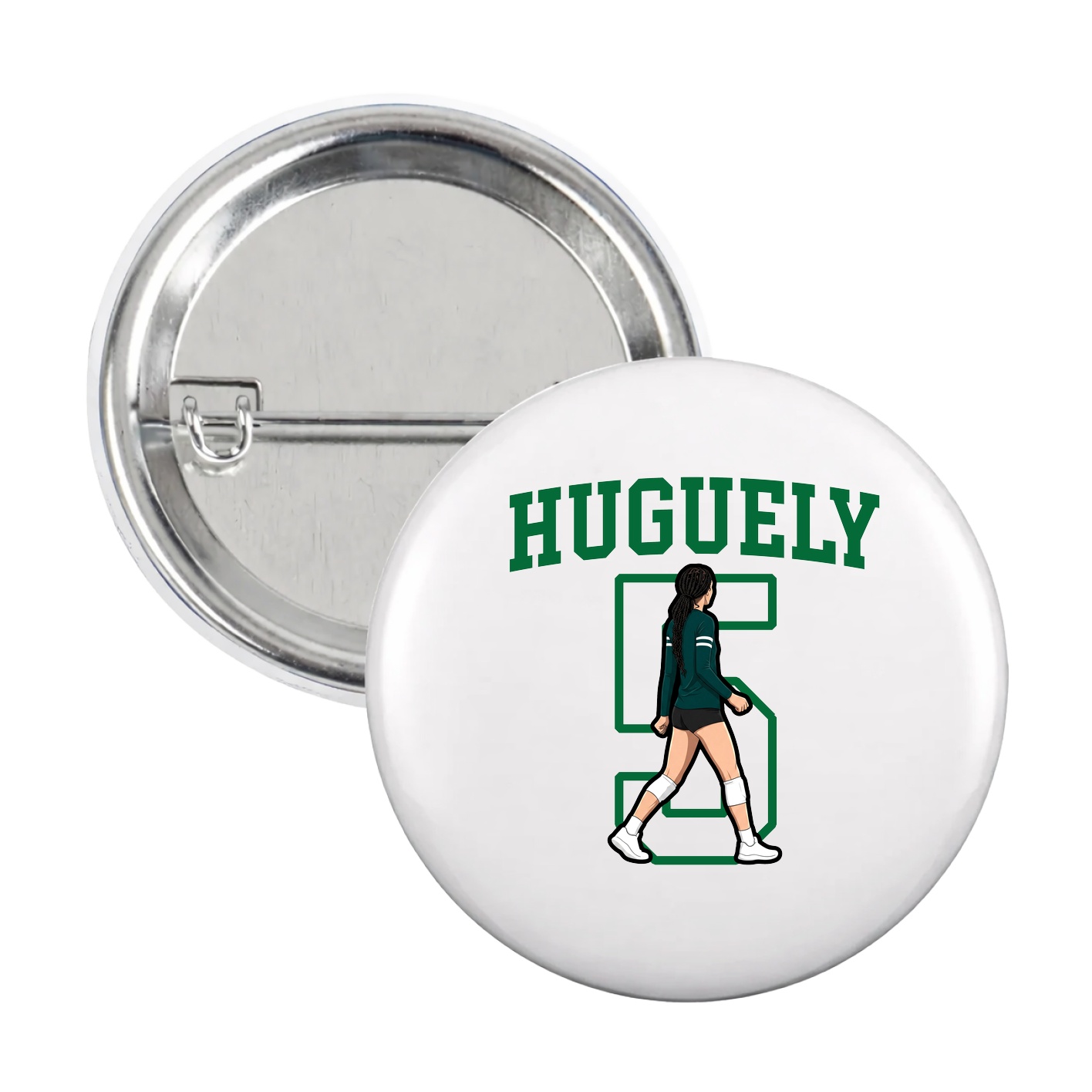 Game Day Button — Shirsey in White