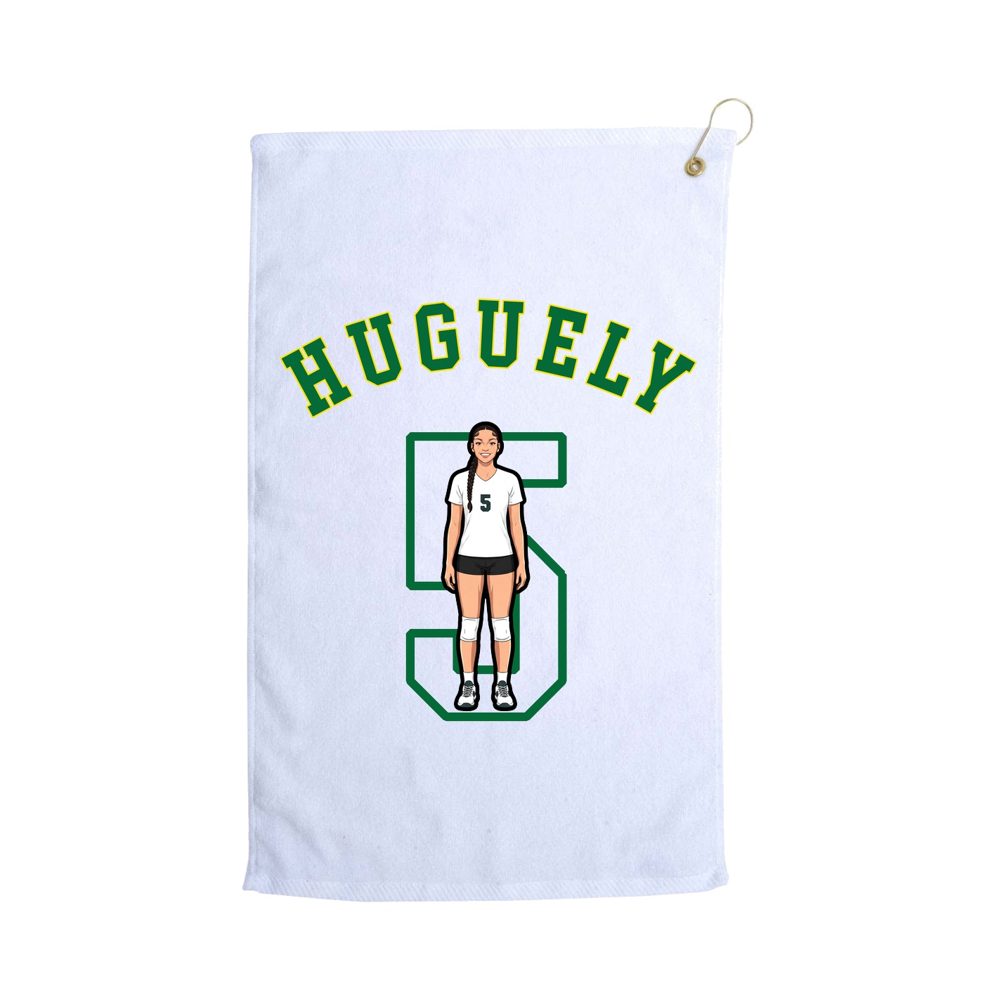 Golf Towel — Shirsey Arch in White